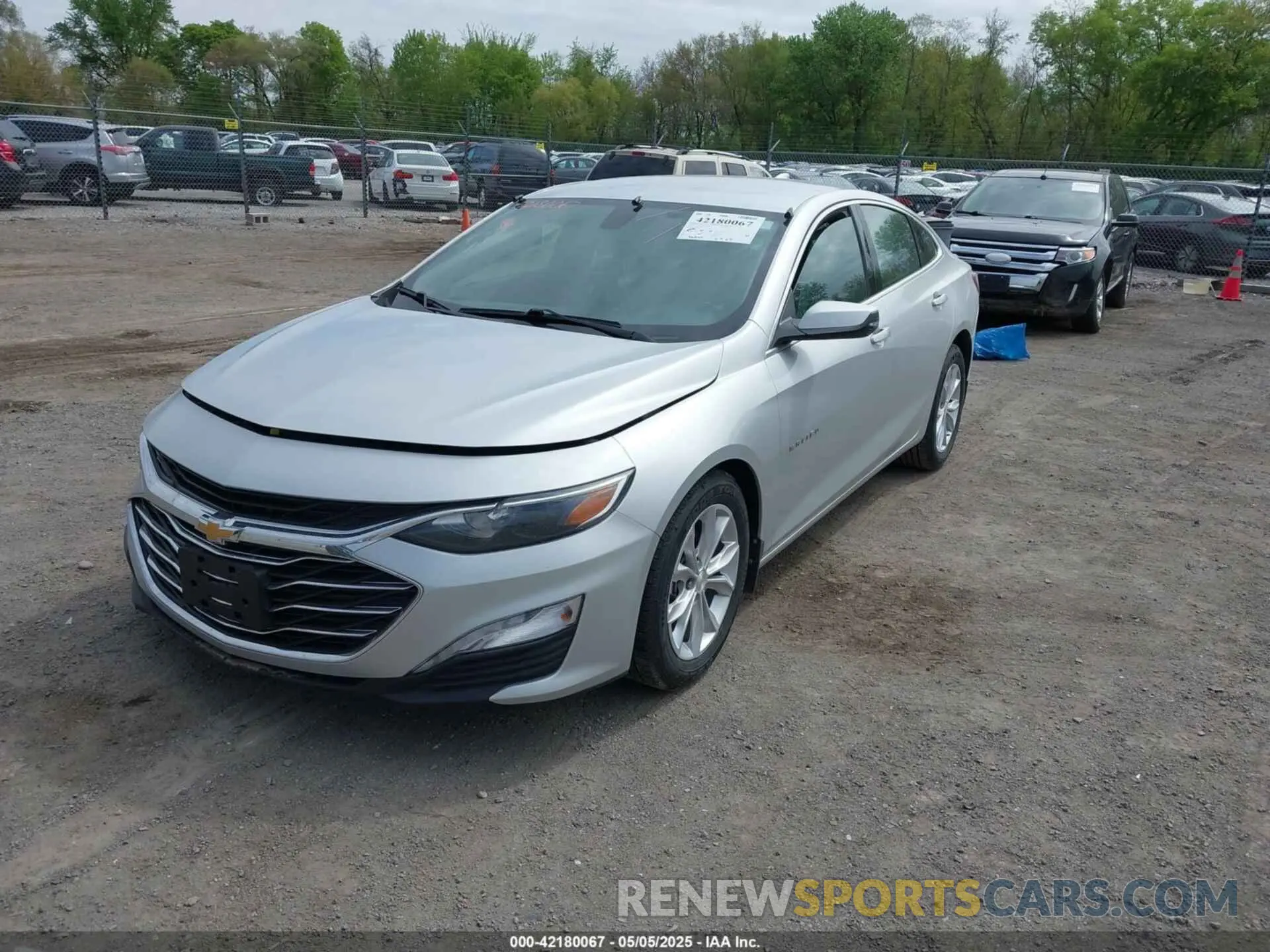 2 Photograph of a damaged car 1G1ZD5ST0NF127151 CHEVROLET MALIBU 2022