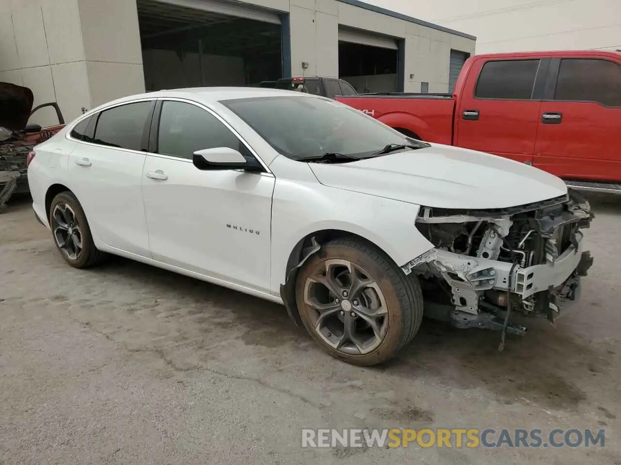 4 Фотография поврежденного автомобиля 1G1ZD5ST0NF132110 CHEVROLET MALIBU 2022