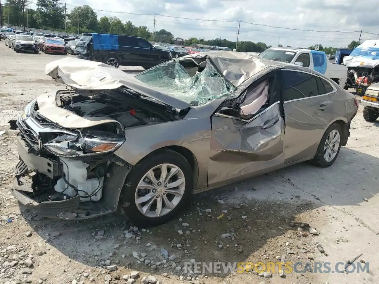 1 Photograph of a damaged car 1G1ZD5ST0NF137758 CHEVROLET MALIBU 2022