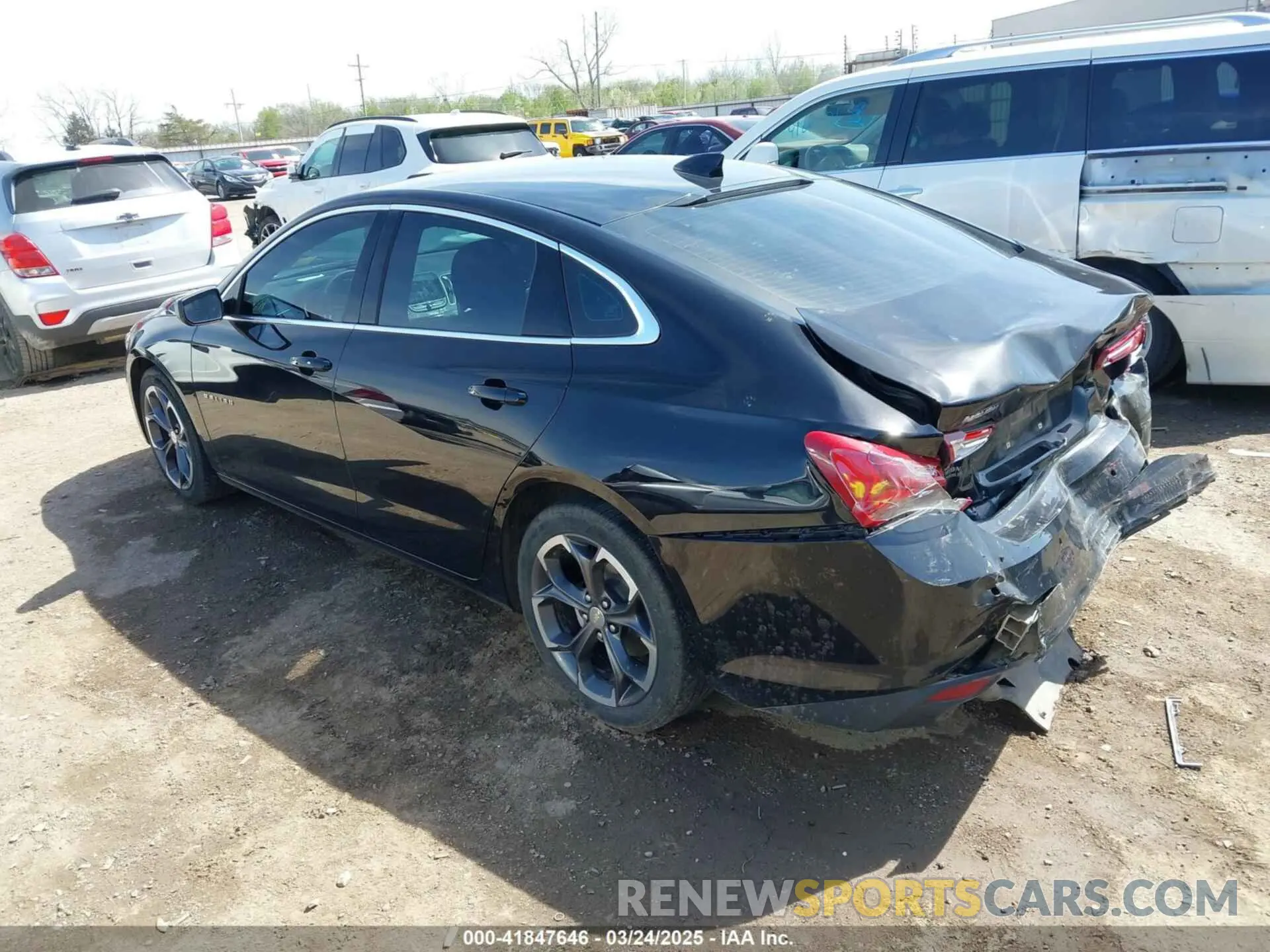 3 Фотография поврежденного автомобиля 1G1ZD5ST0NF145522 CHEVROLET MALIBU 2022