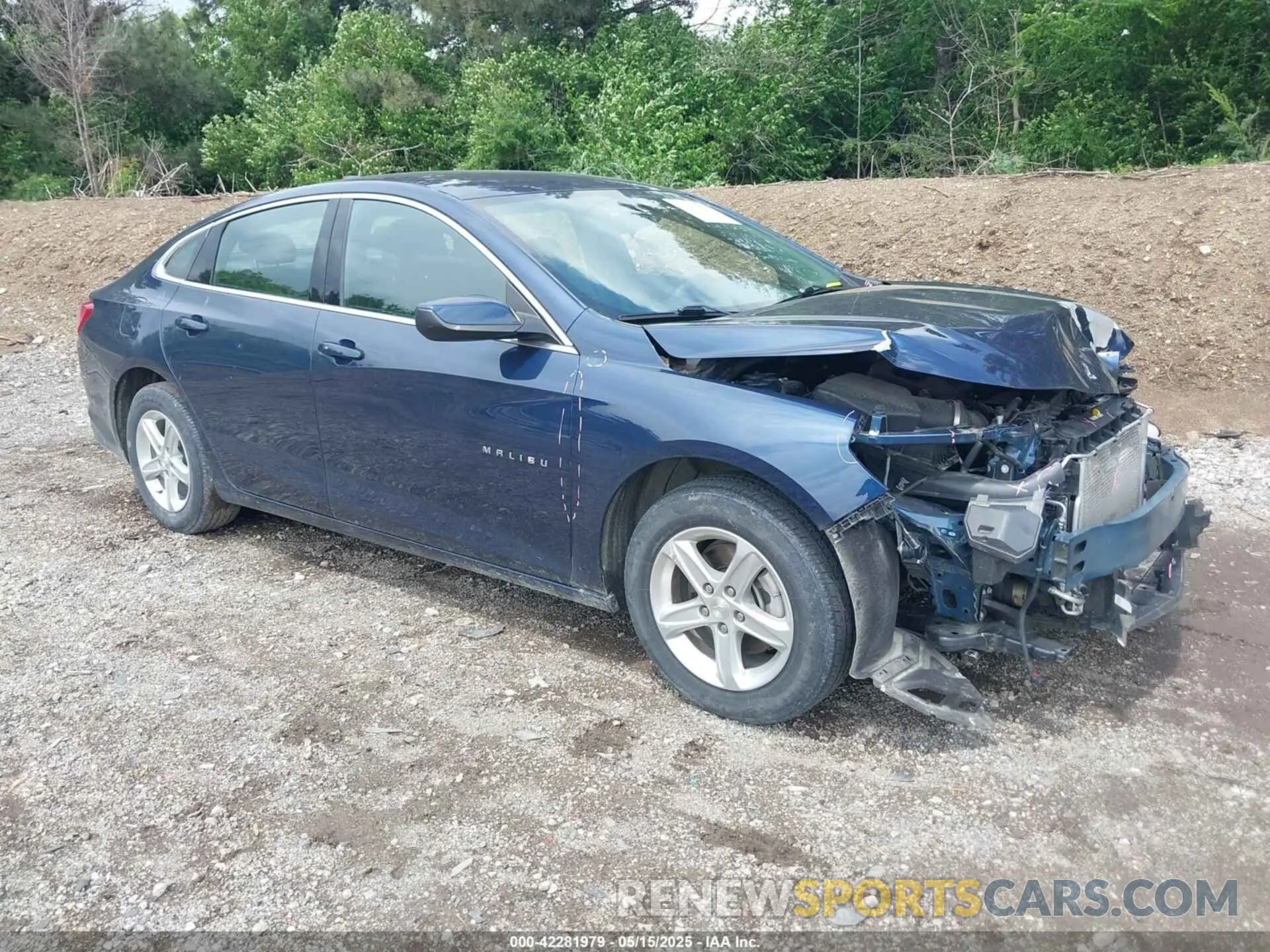 1 Photograph of a damaged car 1G1ZD5ST0NF150607 CHEVROLET MALIBU 2022