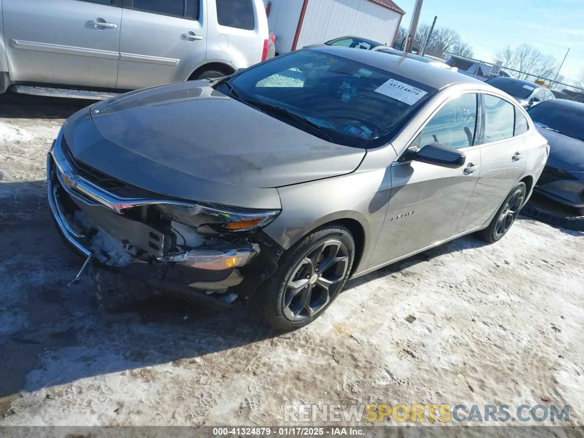 2 Photograph of a damaged car 1G1ZD5ST0NF154804 CHEVROLET MALIBU 2022