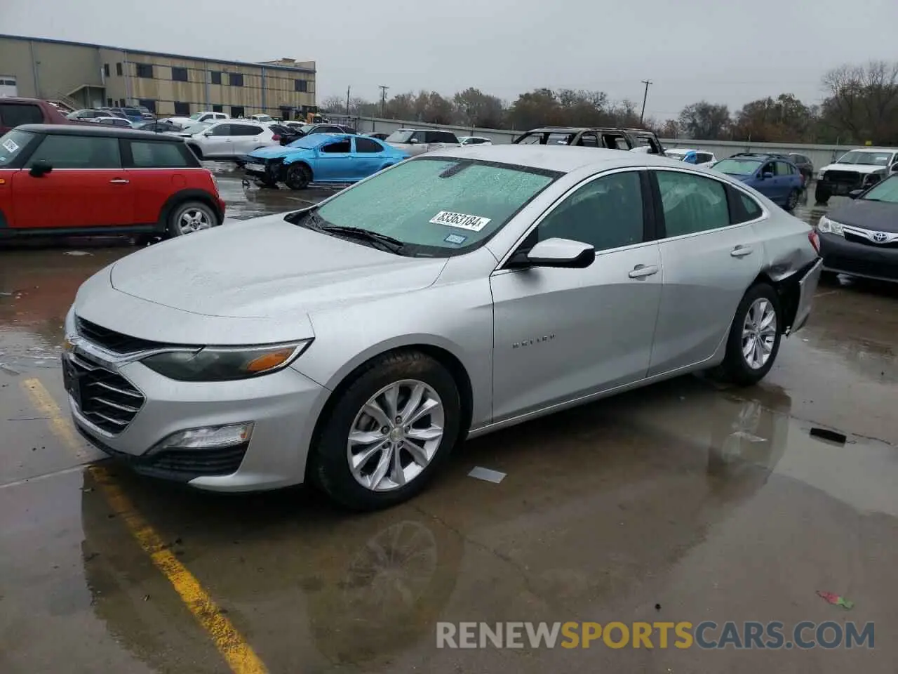 1 Photograph of a damaged car 1G1ZD5ST0NF158626 CHEVROLET MALIBU 2022
