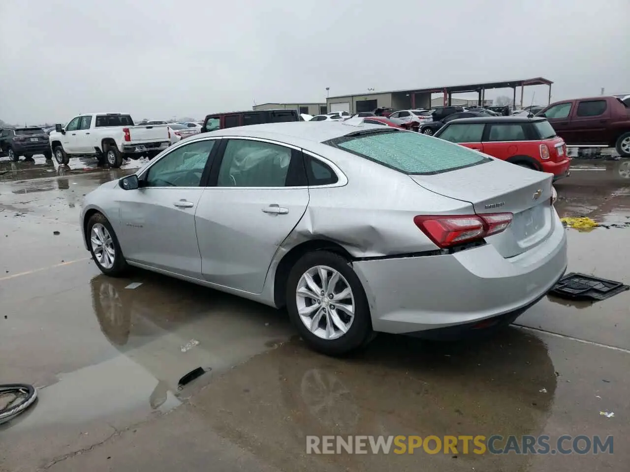 2 Photograph of a damaged car 1G1ZD5ST0NF158626 CHEVROLET MALIBU 2022