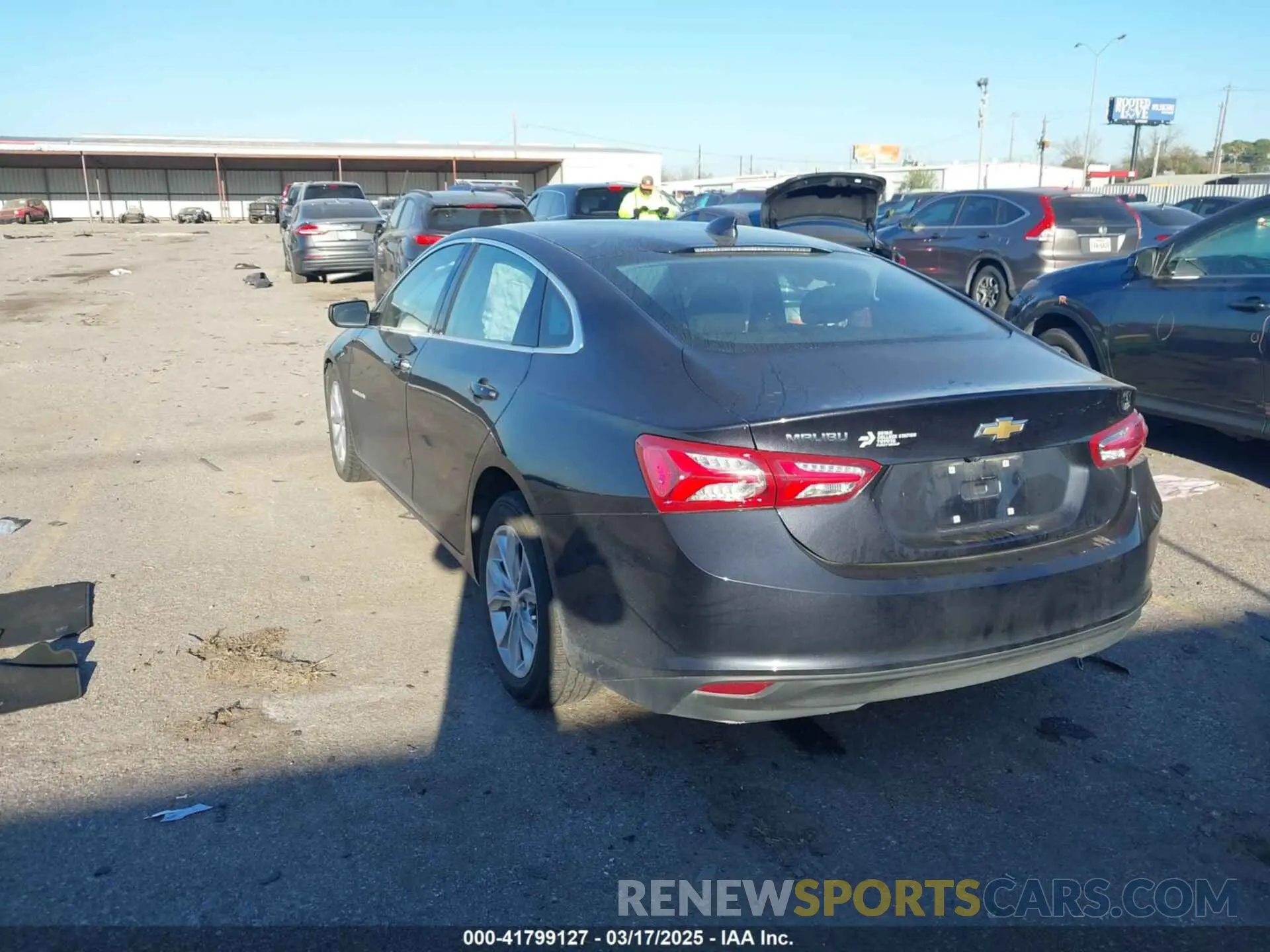 3 Photograph of a damaged car 1G1ZD5ST0NF160778 CHEVROLET MALIBU 2022