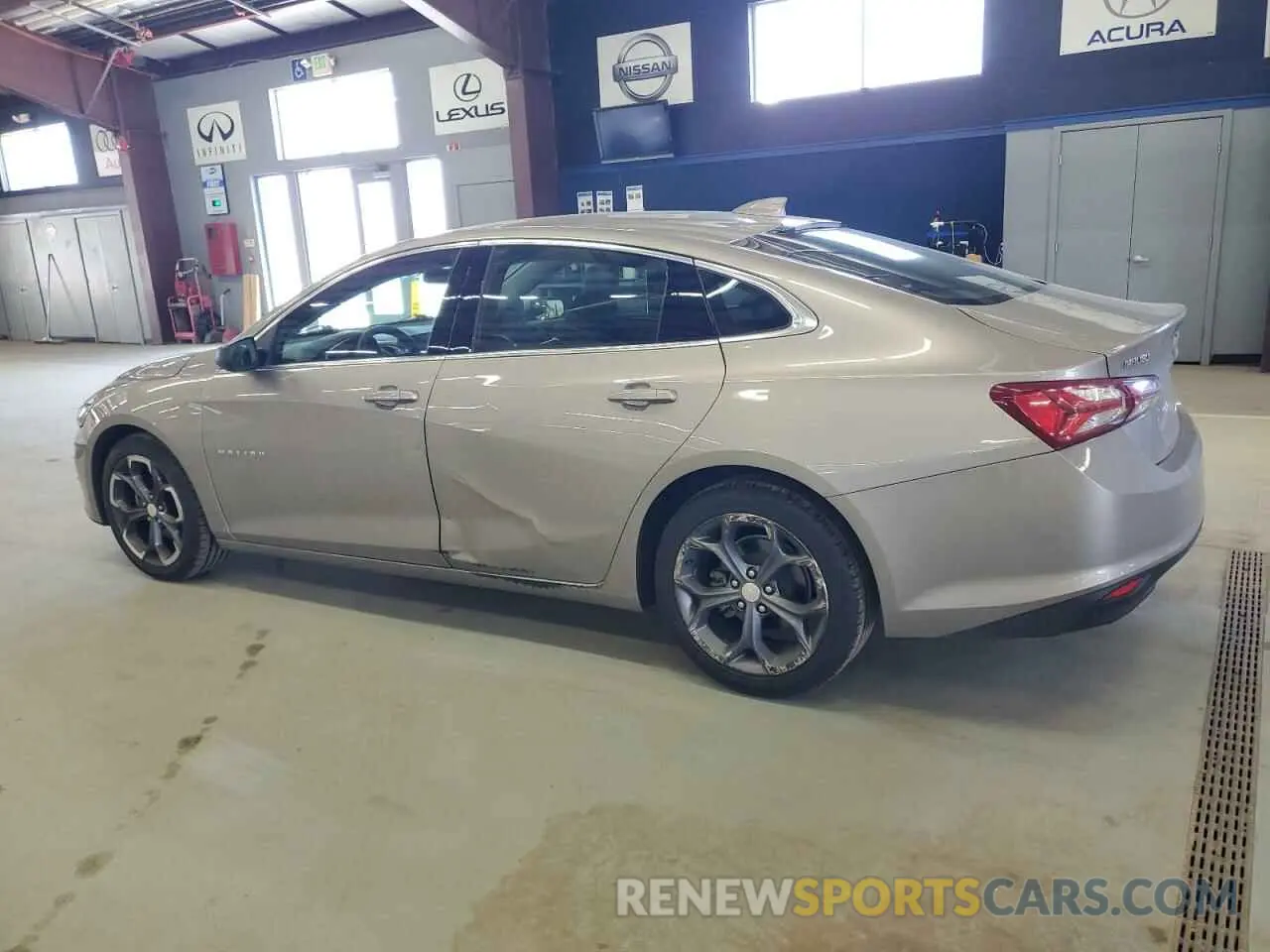 2 Photograph of a damaged car 1G1ZD5ST0NF165222 CHEVROLET MALIBU 2022