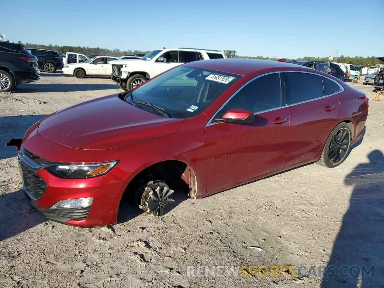 1 Photograph of a damaged car 1G1ZD5ST0NF171229 CHEVROLET MALIBU 2022