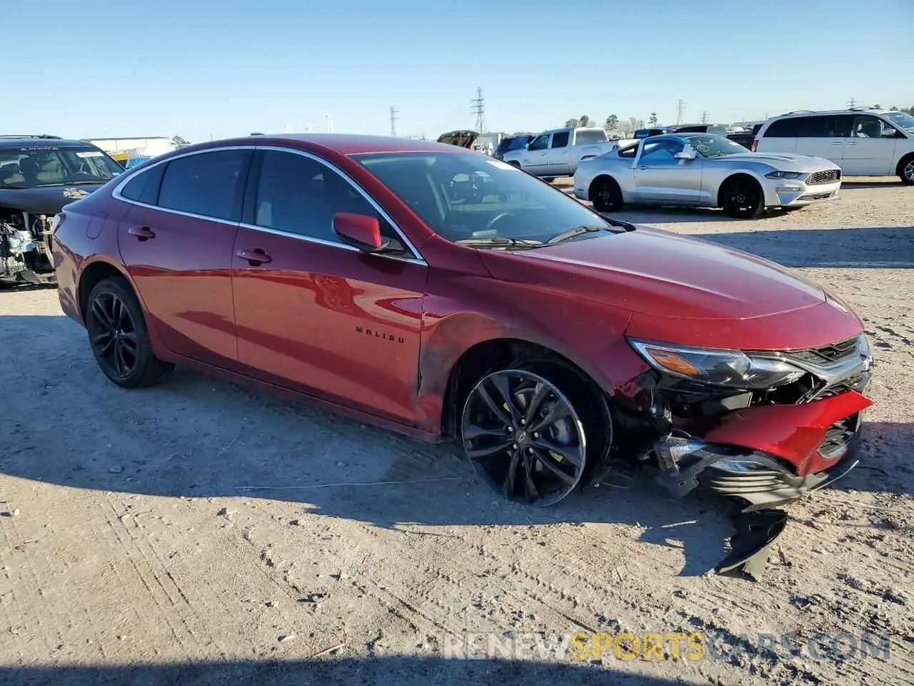 4 Photograph of a damaged car 1G1ZD5ST0NF171229 CHEVROLET MALIBU 2022