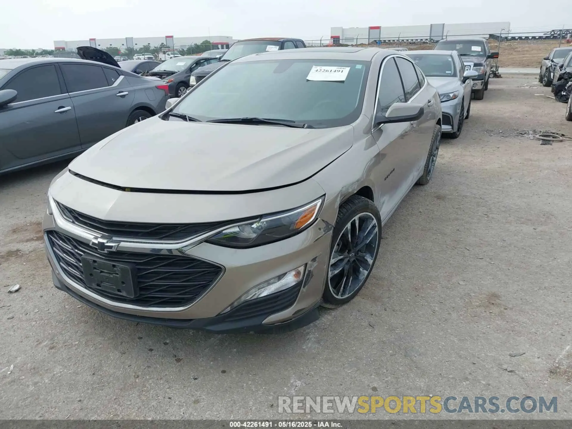 2 Photograph of a damaged car 1G1ZD5ST0NF201099 CHEVROLET MALIBU 2022