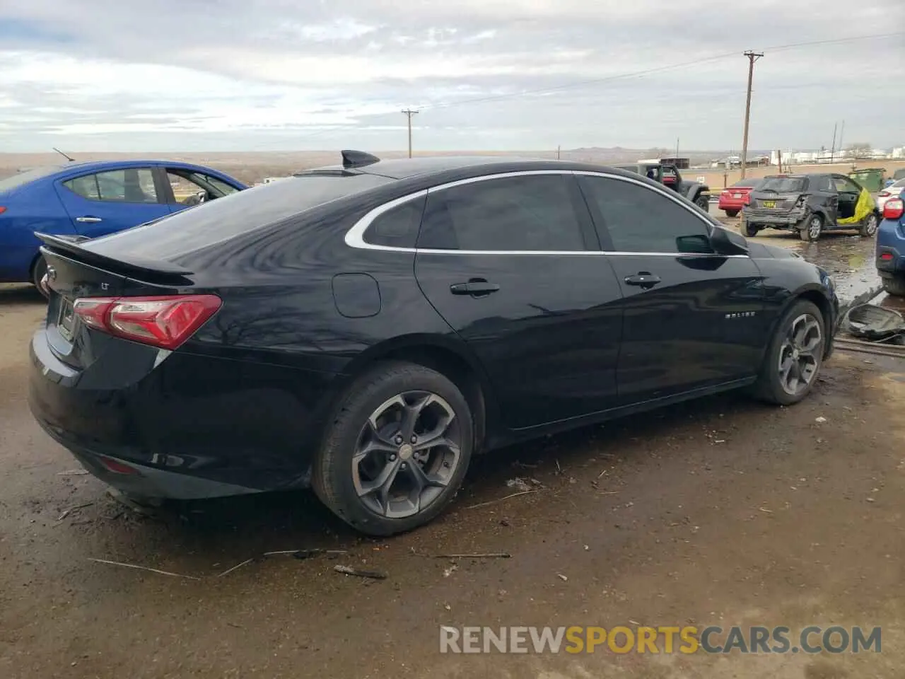 3 Photograph of a damaged car 1G1ZD5ST0NF205931 CHEVROLET MALIBU 2022