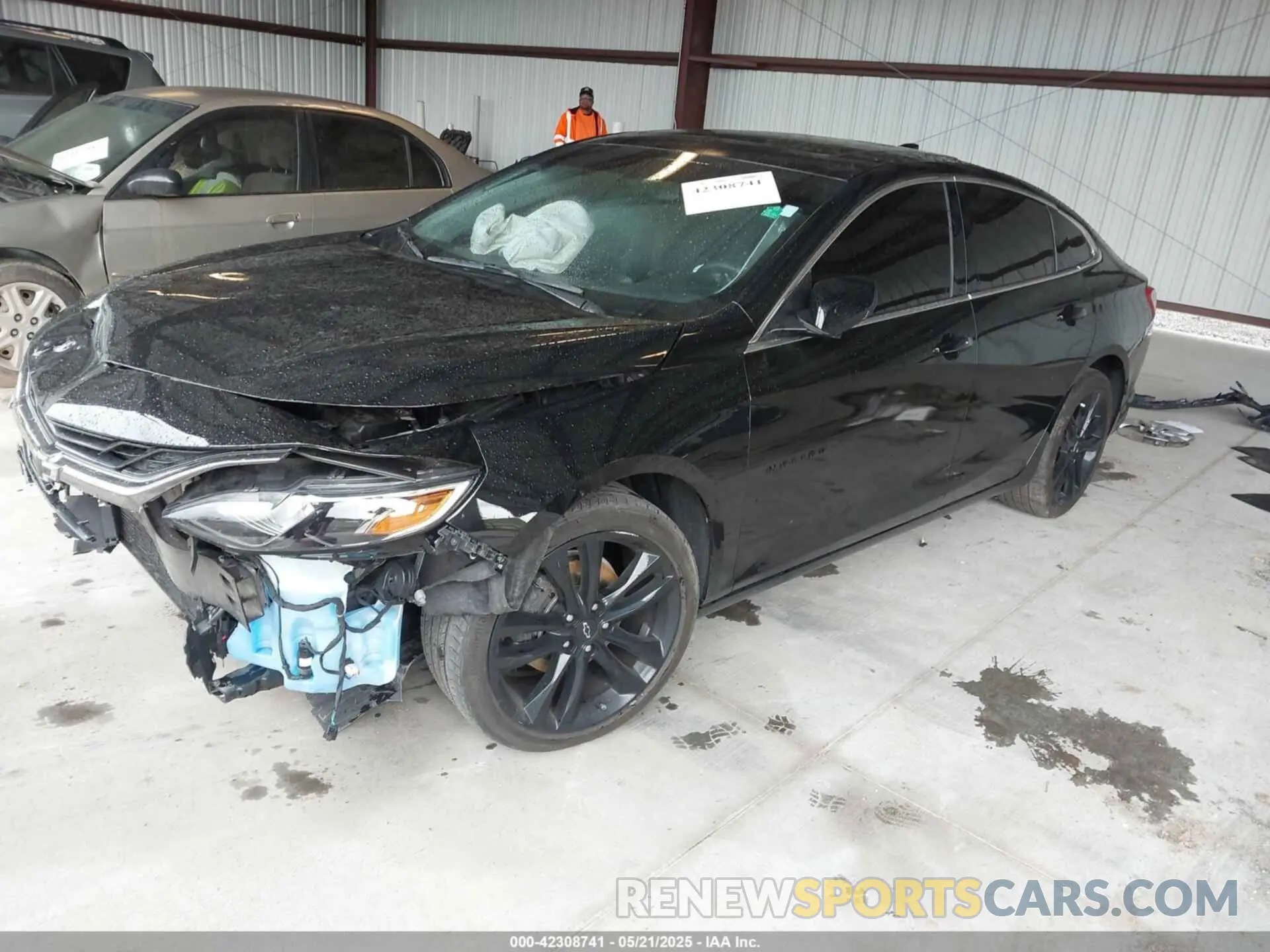 2 Фотография поврежденного автомобиля 1G1ZD5ST0NF207081 CHEVROLET MALIBU 2022