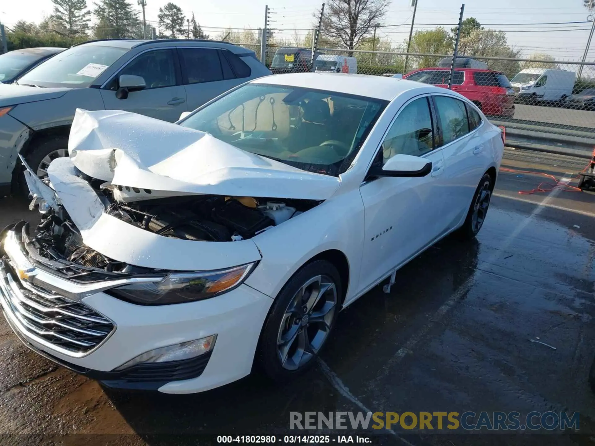 2 Фотография поврежденного автомобиля 1G1ZD5ST1NF109645 CHEVROLET MALIBU 2022