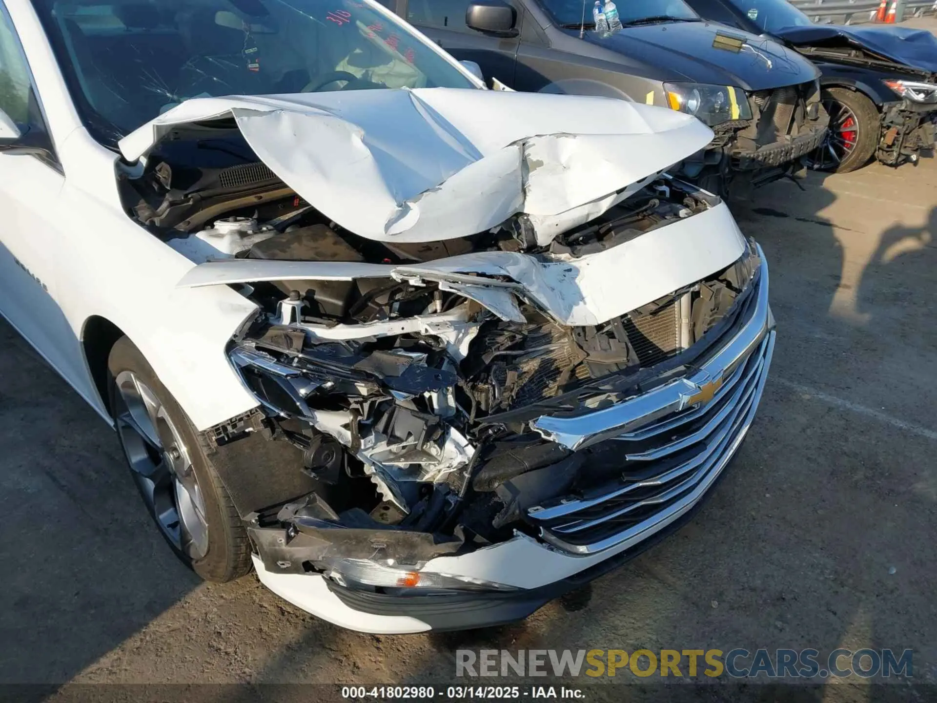 6 Фотография поврежденного автомобиля 1G1ZD5ST1NF109645 CHEVROLET MALIBU 2022