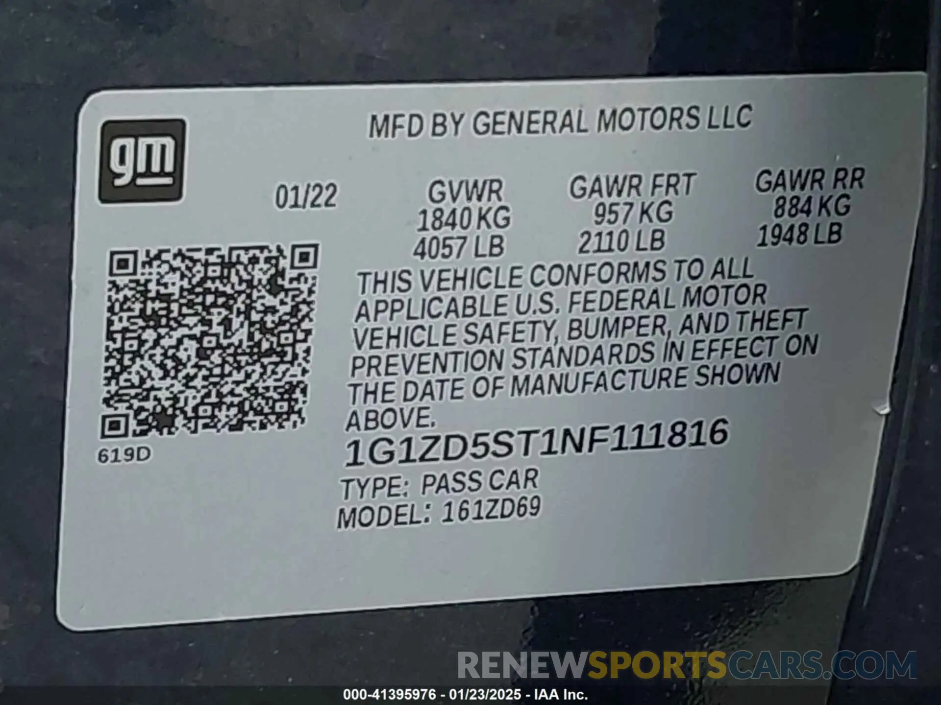 9 Photograph of a damaged car 1G1ZD5ST1NF111816 CHEVROLET MALIBU 2022