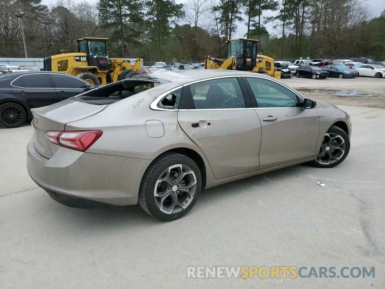 3 Photograph of a damaged car 1G1ZD5ST1NF116160 CHEVROLET MALIBU 2022