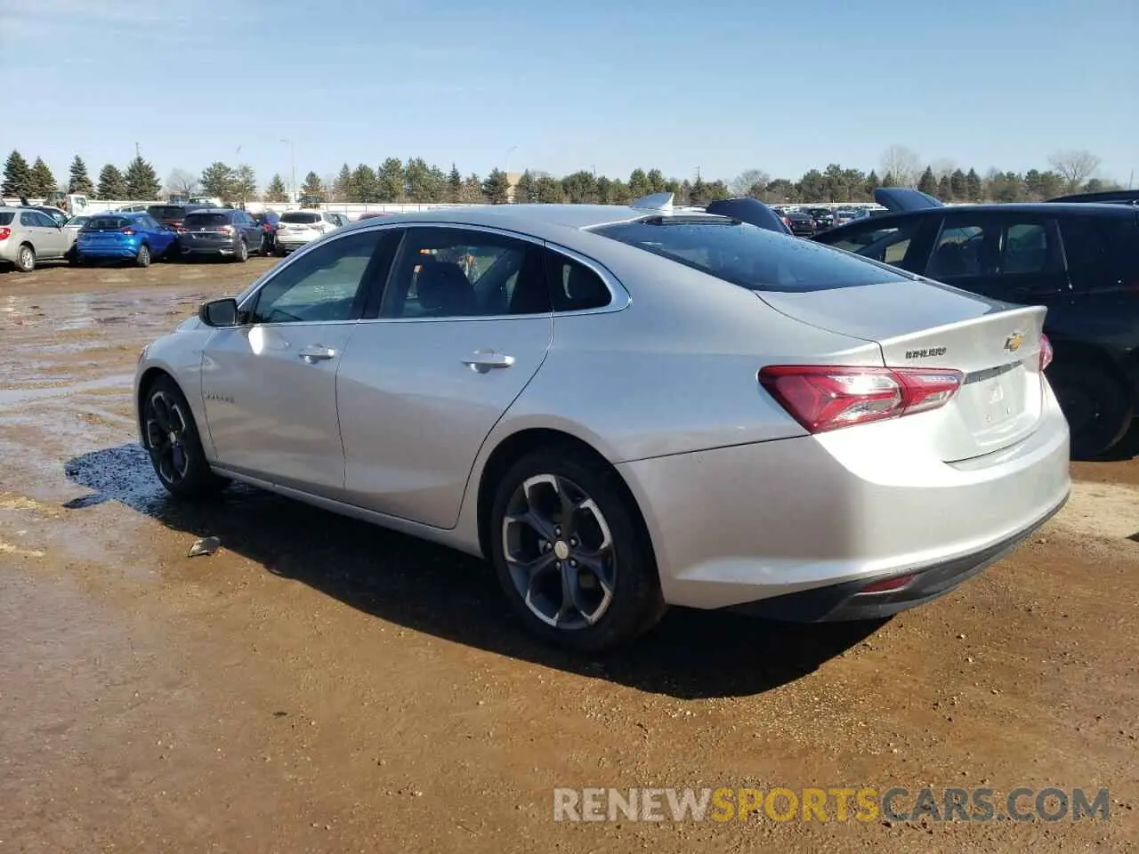 2 Photograph of a damaged car 1G1ZD5ST1NF132844 CHEVROLET MALIBU 2022