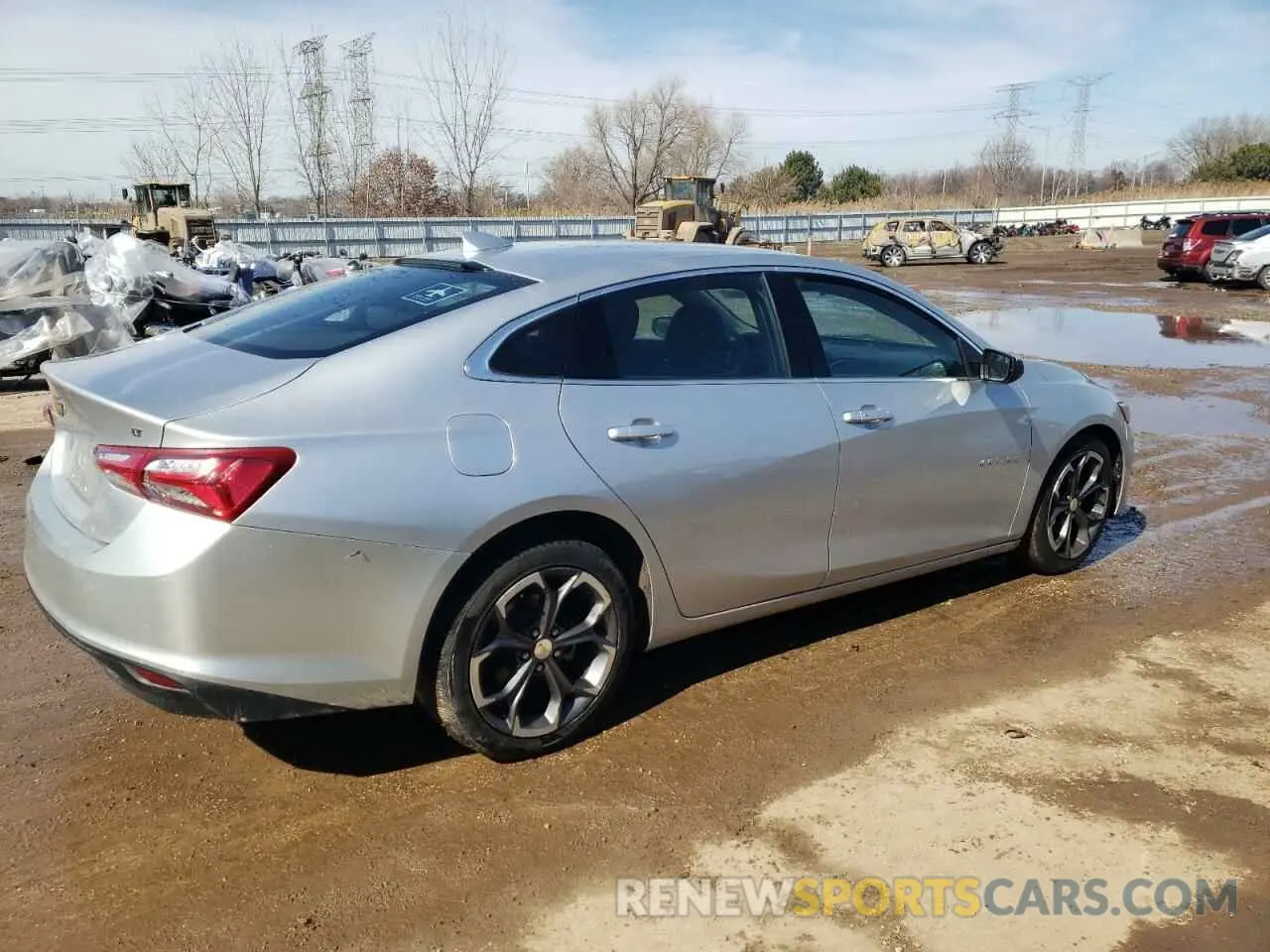 3 Photograph of a damaged car 1G1ZD5ST1NF132844 CHEVROLET MALIBU 2022