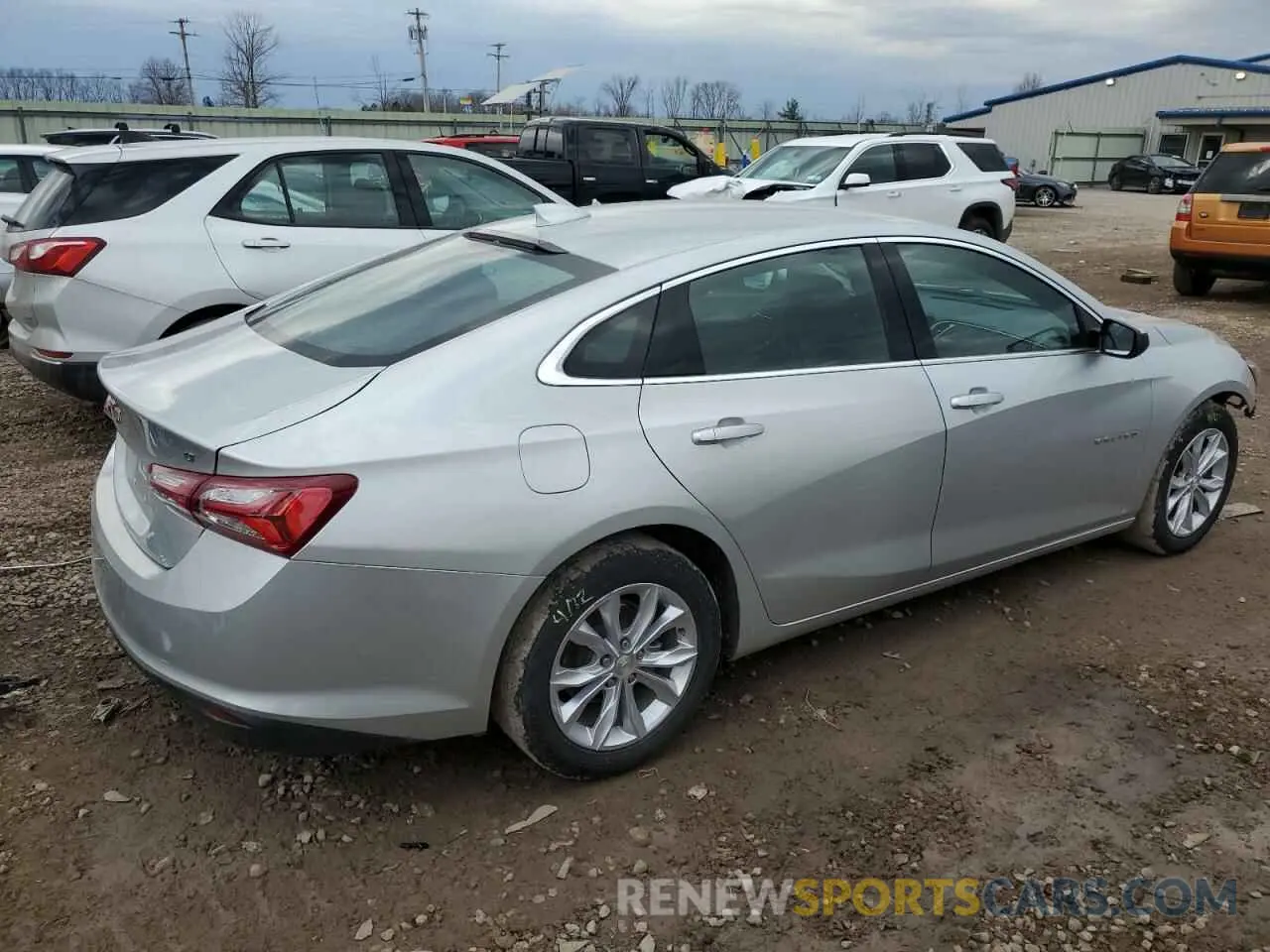 3 Photograph of a damaged car 1G1ZD5ST1NF152897 CHEVROLET MALIBU 2022