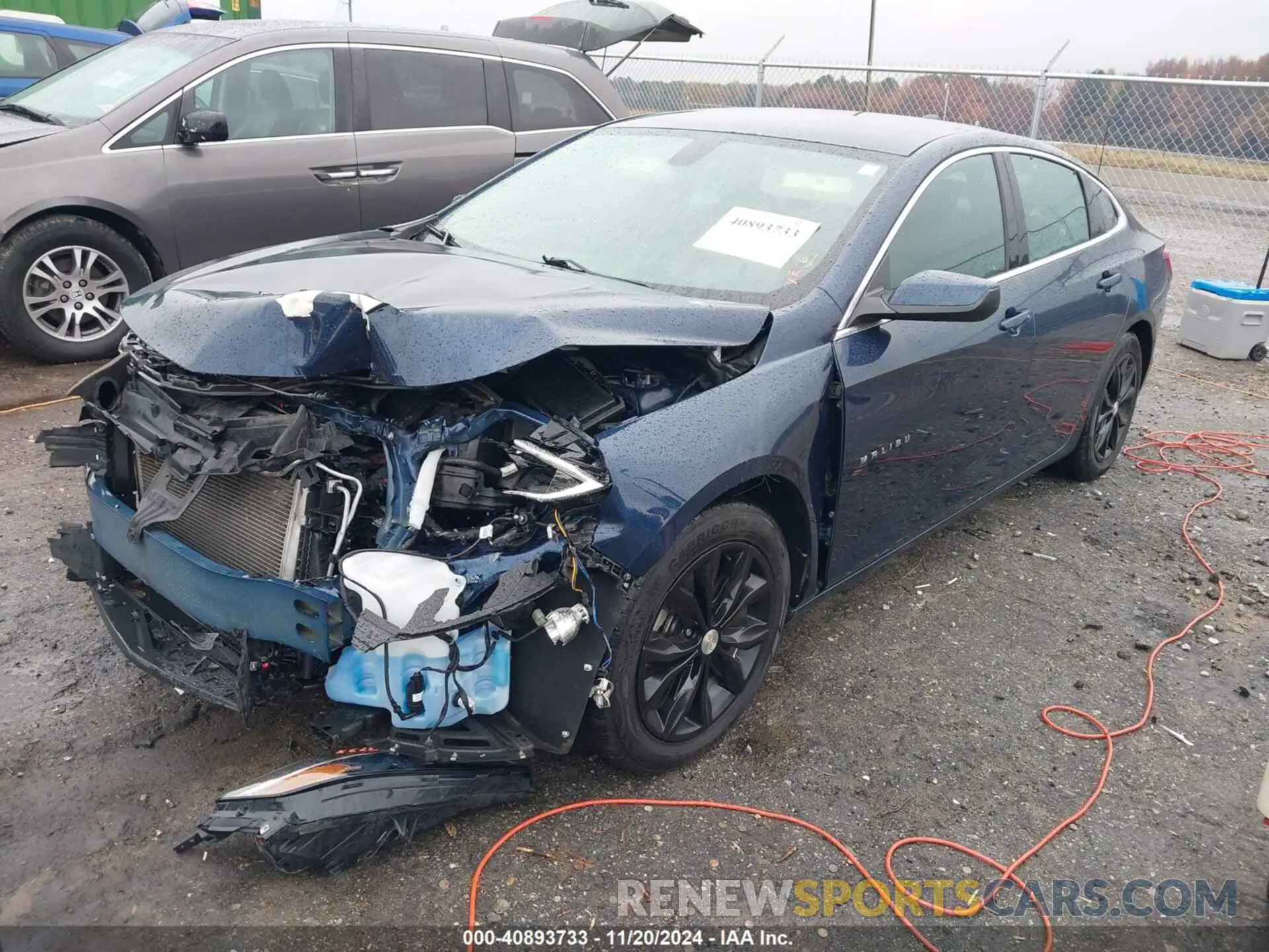 2 Фотография поврежденного автомобиля 1G1ZD5ST1NF167593 CHEVROLET MALIBU 2022