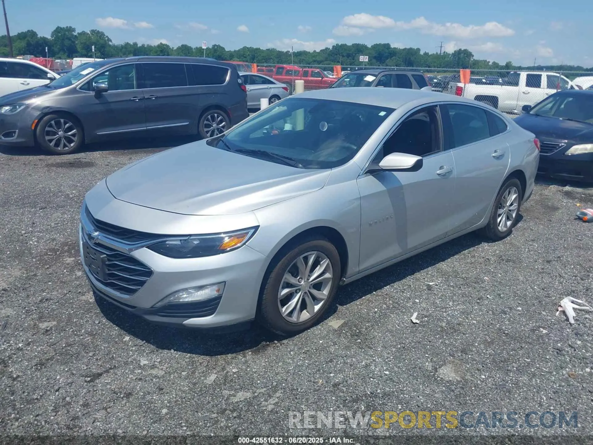 2 Photograph of a damaged car 1G1ZD5ST1NF178044 CHEVROLET MALIBU 2022