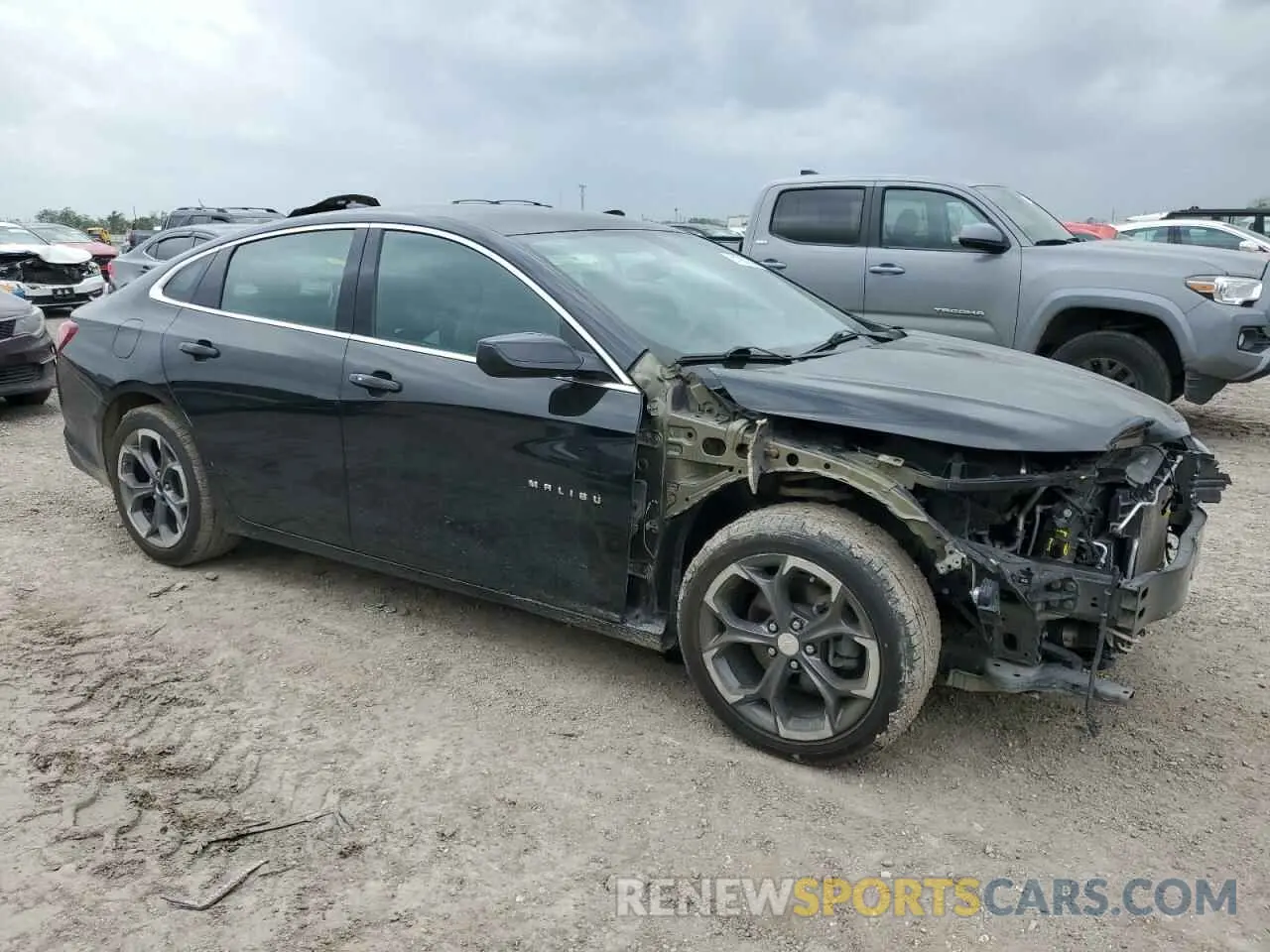 4 Фотография поврежденного автомобиля 1G1ZD5ST2NF129628 CHEVROLET MALIBU 2022