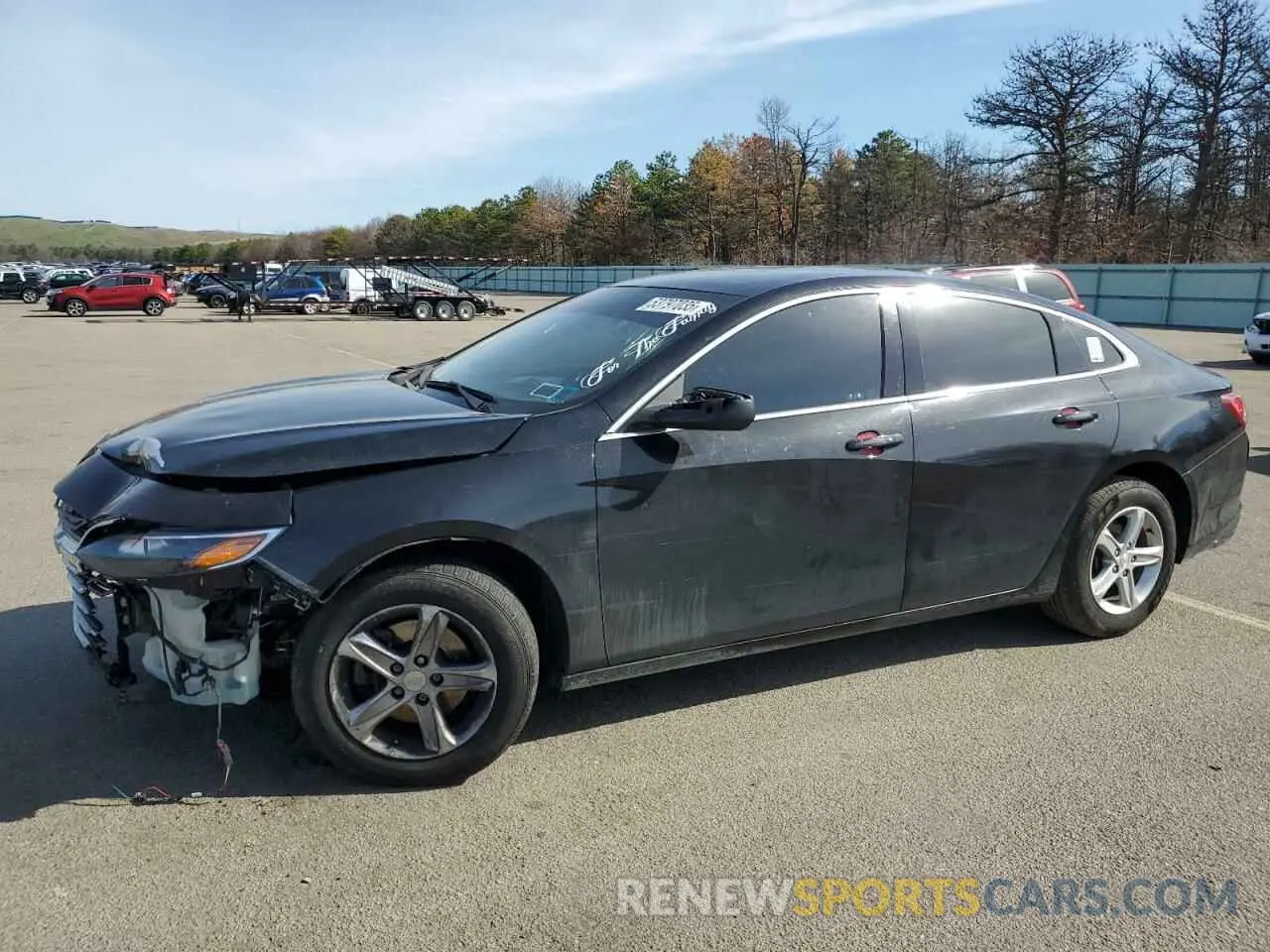 1 Photograph of a damaged car 1G1ZD5ST2NF135154 CHEVROLET MALIBU 2022