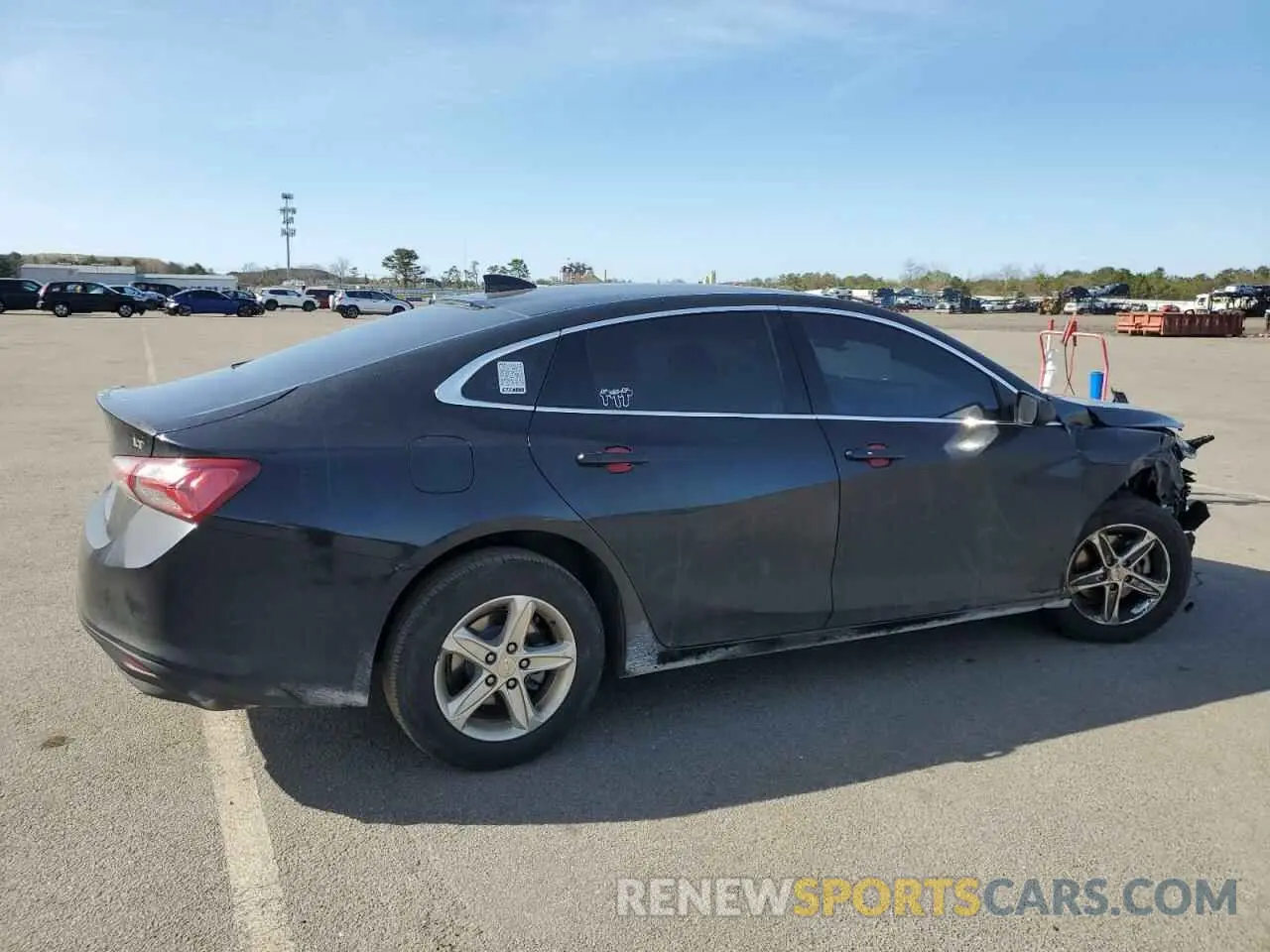 3 Photograph of a damaged car 1G1ZD5ST2NF135154 CHEVROLET MALIBU 2022
