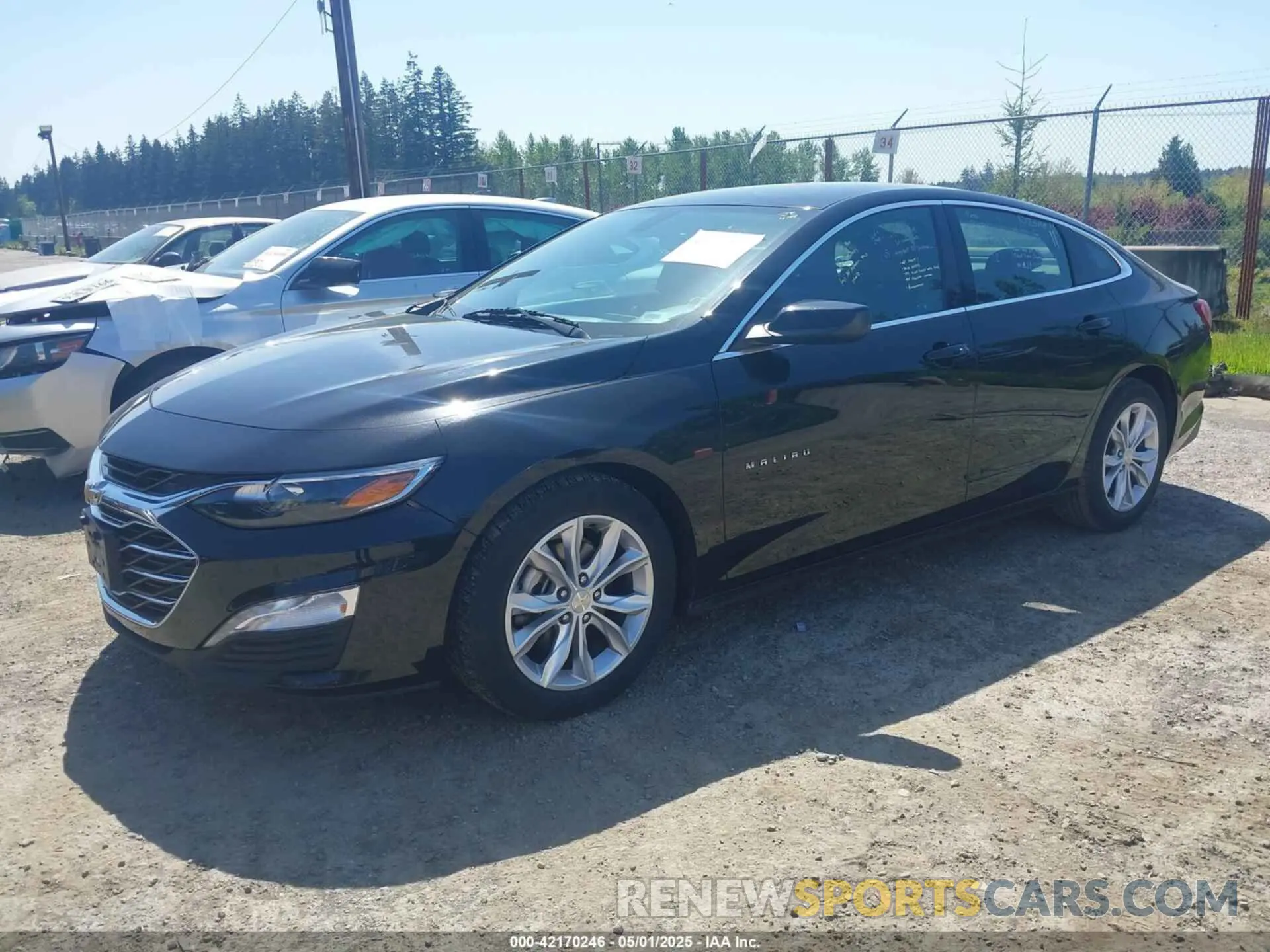 2 Photograph of a damaged car 1G1ZD5ST2NF160832 CHEVROLET MALIBU 2022