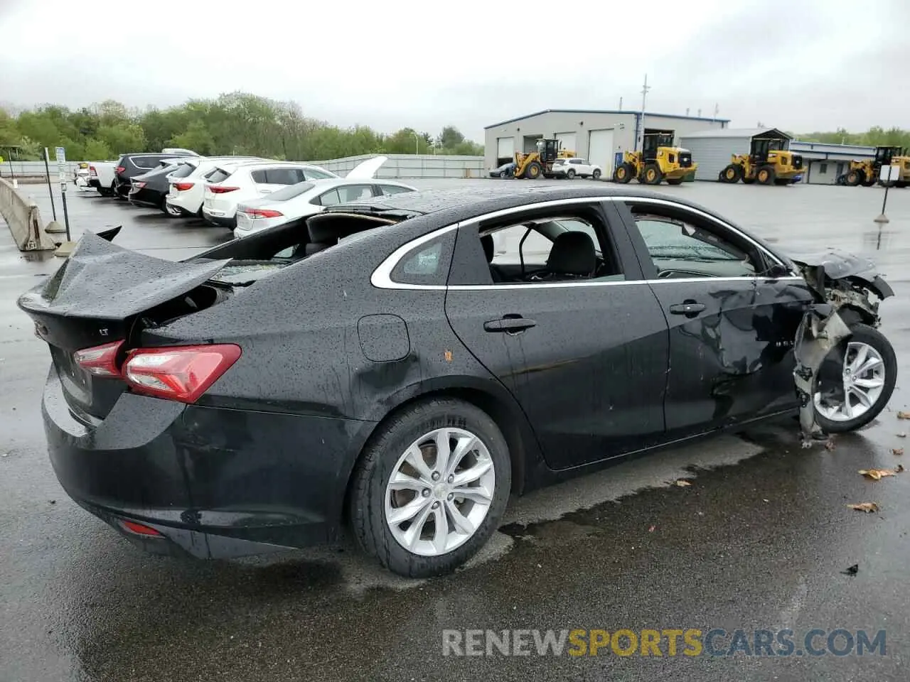 3 Photograph of a damaged car 1G1ZD5ST2NF163827 CHEVROLET MALIBU 2022
