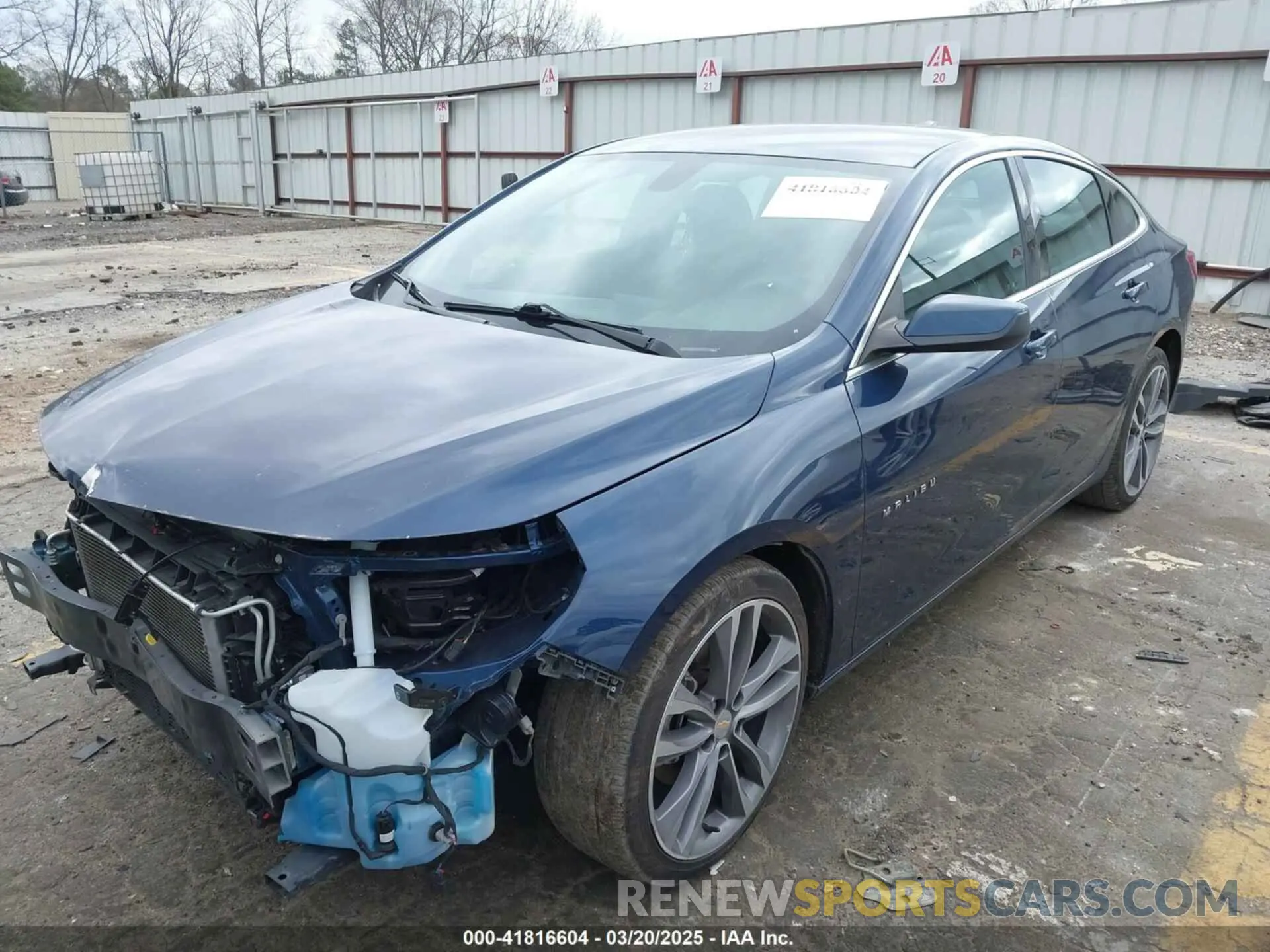 2 Photograph of a damaged car 1G1ZD5ST2NF169319 CHEVROLET MALIBU 2022