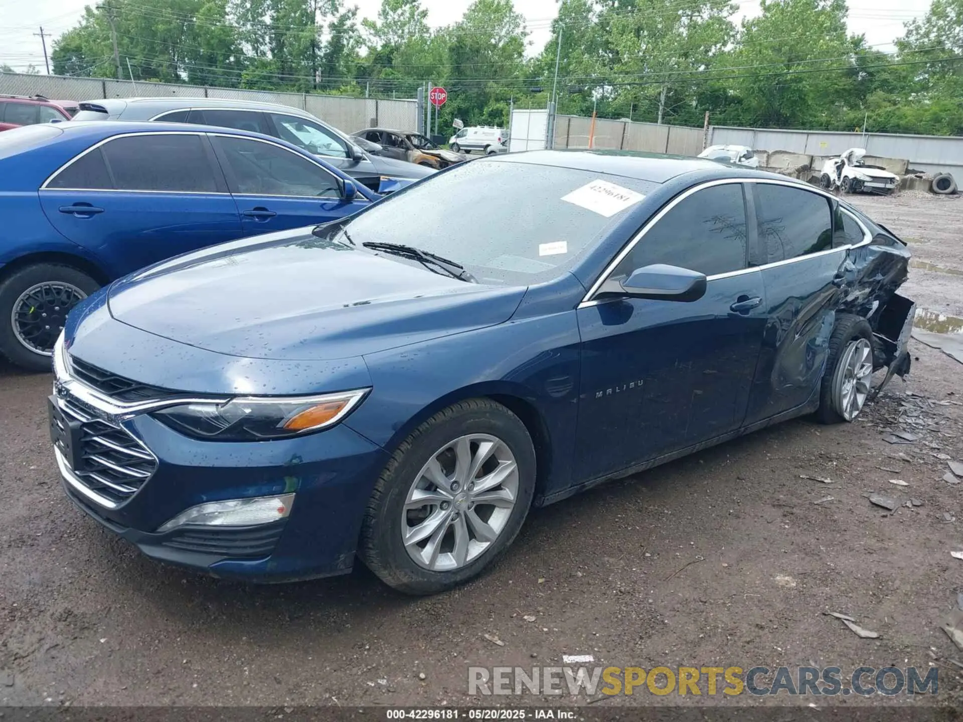 2 Photograph of a damaged car 1G1ZD5ST2NF171930 CHEVROLET MALIBU 2022