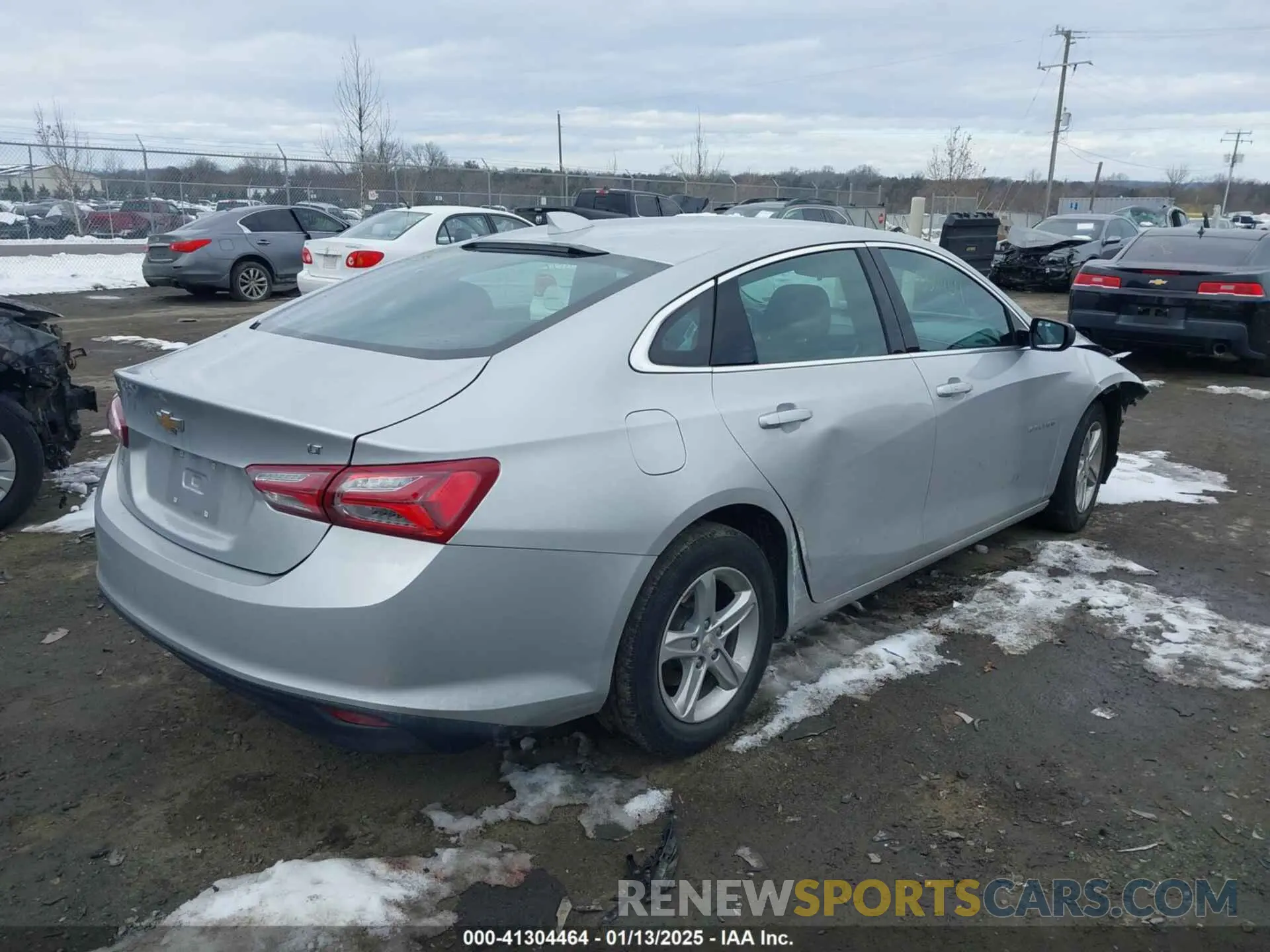 4 Фотография поврежденного автомобиля 1G1ZD5ST2NF173161 CHEVROLET MALIBU 2022
