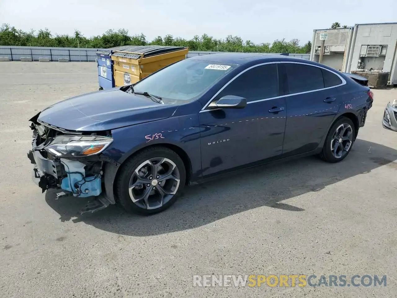 1 Фотография поврежденного автомобиля 1G1ZD5ST2NF176223 CHEVROLET MALIBU 2022
