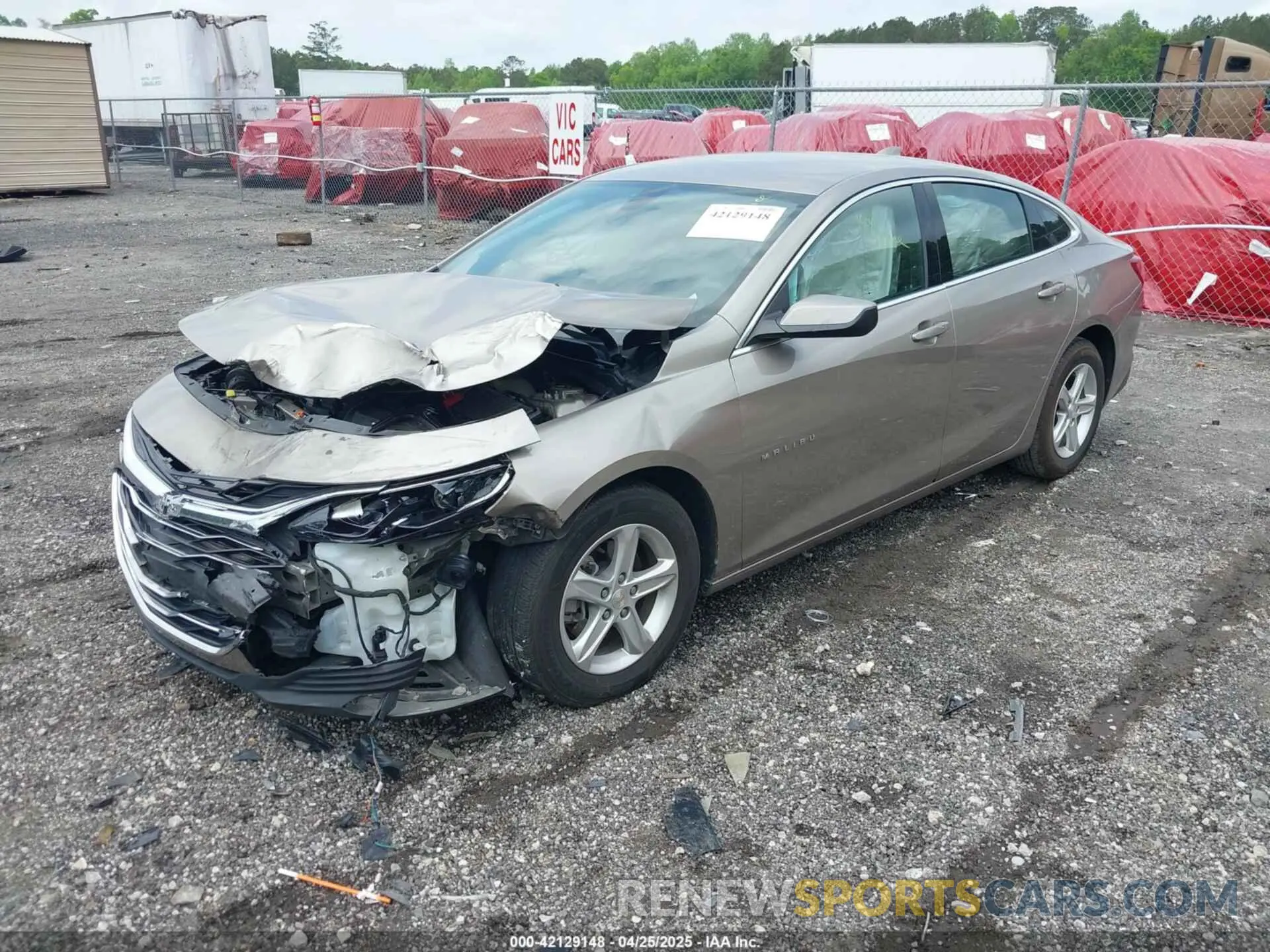 2 Фотография поврежденного автомобиля 1G1ZD5ST2NF184550 CHEVROLET MALIBU 2022