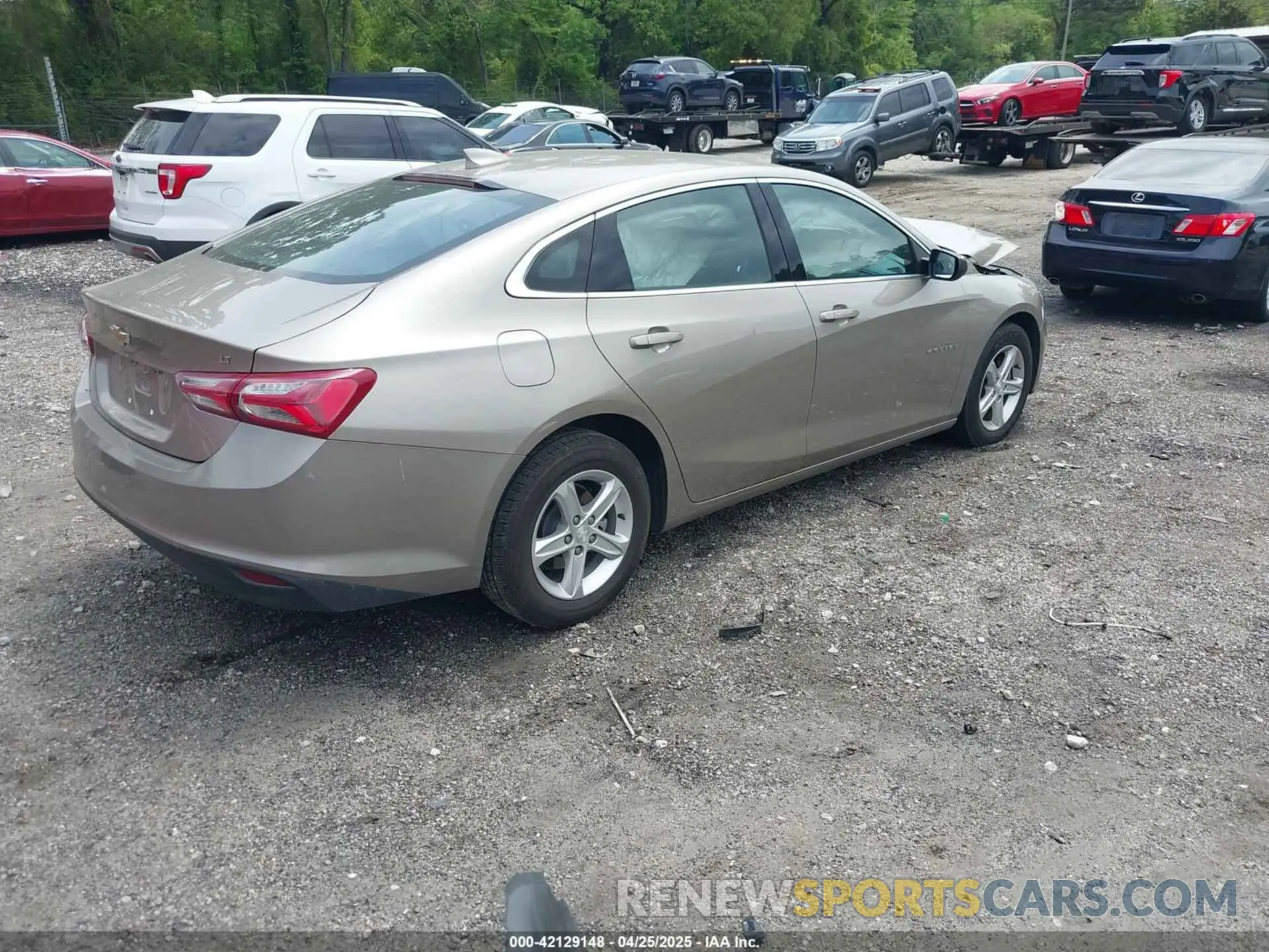 4 Фотография поврежденного автомобиля 1G1ZD5ST2NF184550 CHEVROLET MALIBU 2022