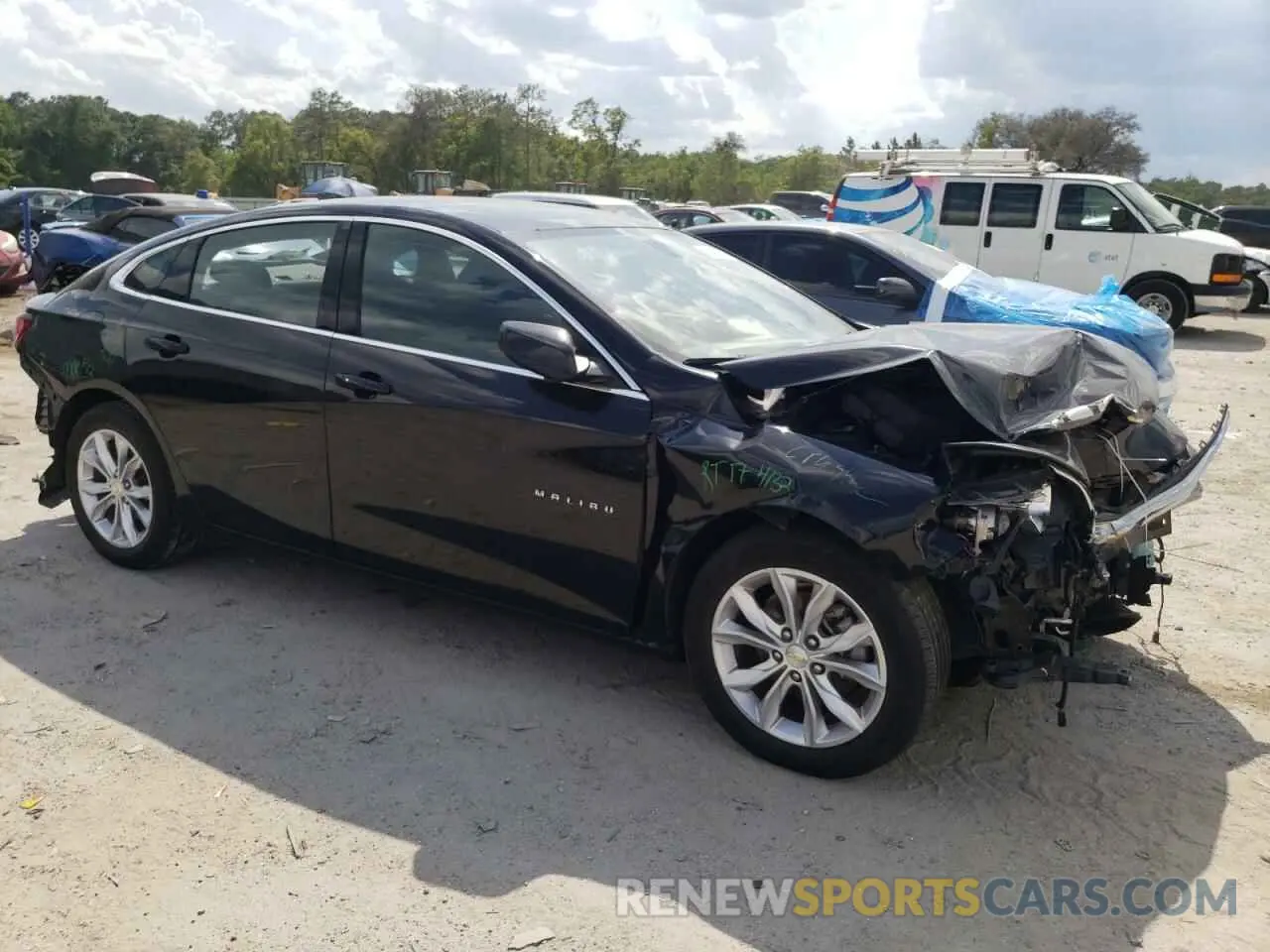 4 Photograph of a damaged car 1G1ZD5ST2NF184824 CHEVROLET MALIBU 2022