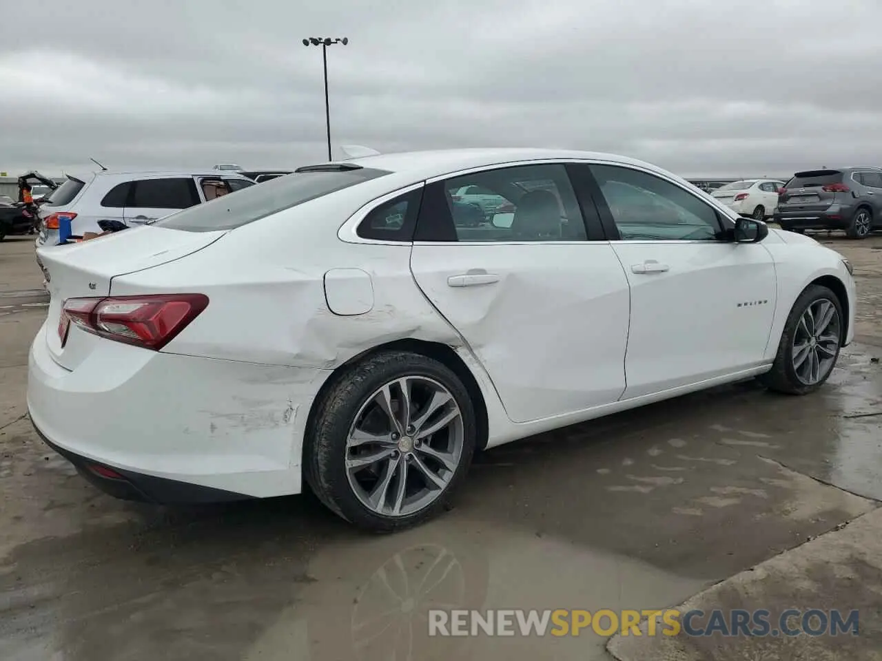 3 Photograph of a damaged car 1G1ZD5ST3NF110196 CHEVROLET MALIBU 2022