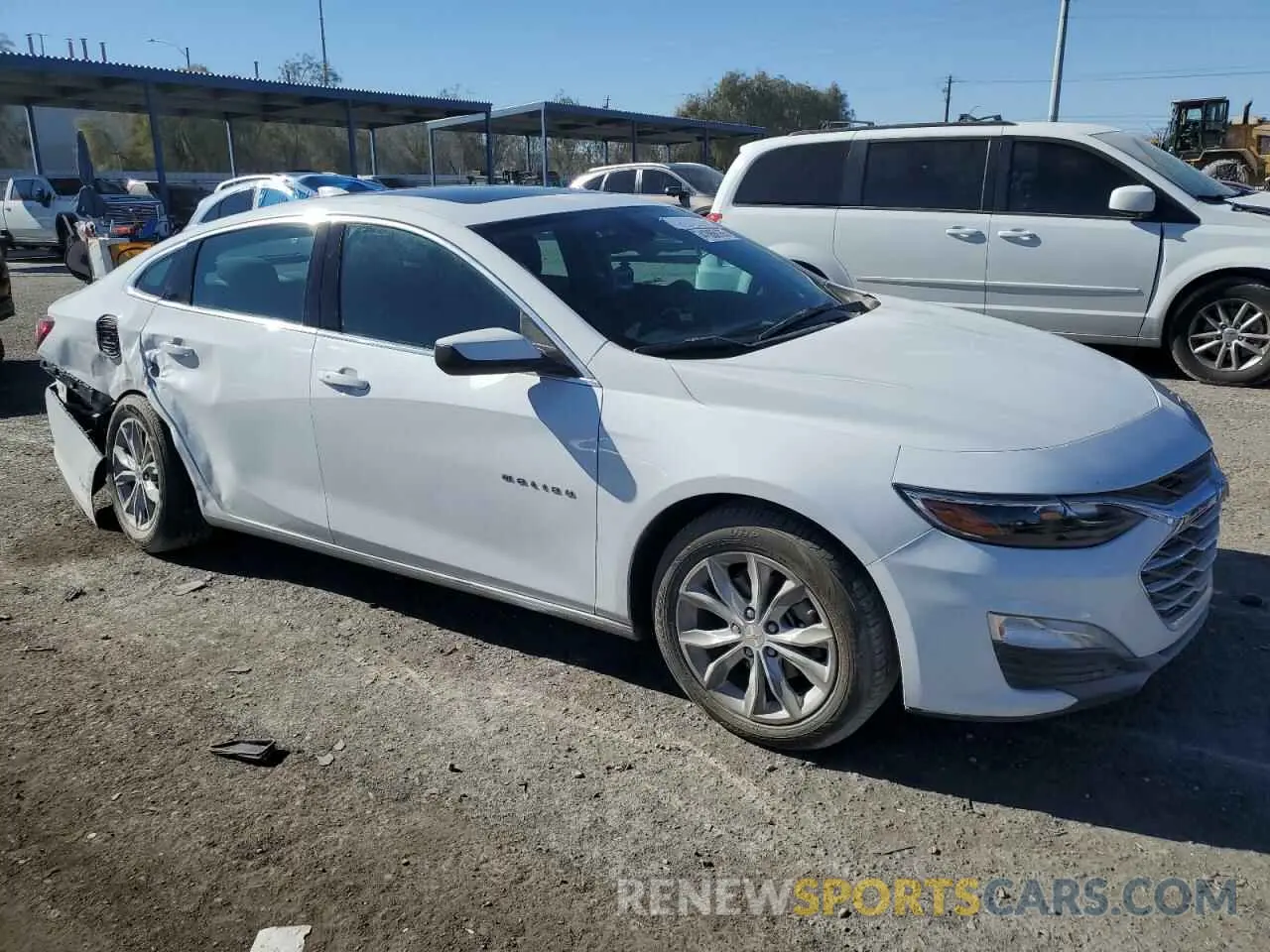 4 Photograph of a damaged car 1G1ZD5ST3NF115642 CHEVROLET MALIBU 2022