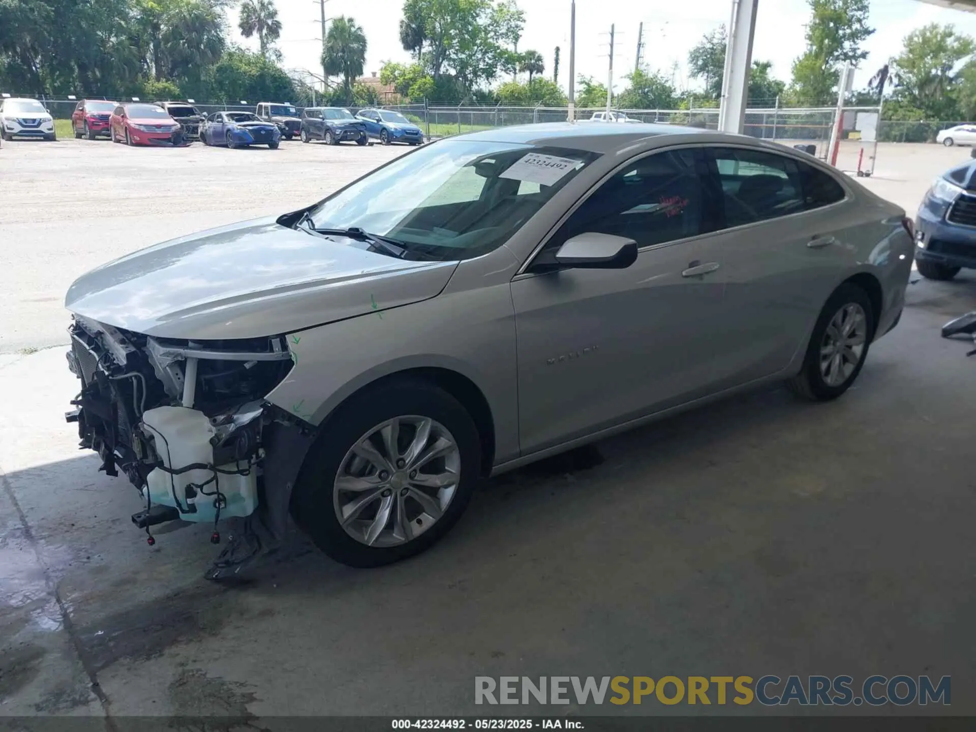 2 Photograph of a damaged car 1G1ZD5ST3NF118833 CHEVROLET MALIBU 2022