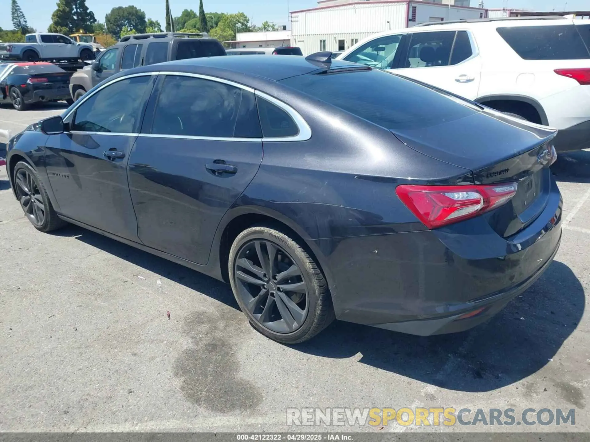 3 Photograph of a damaged car 1G1ZD5ST3NF120789 CHEVROLET MALIBU 2022