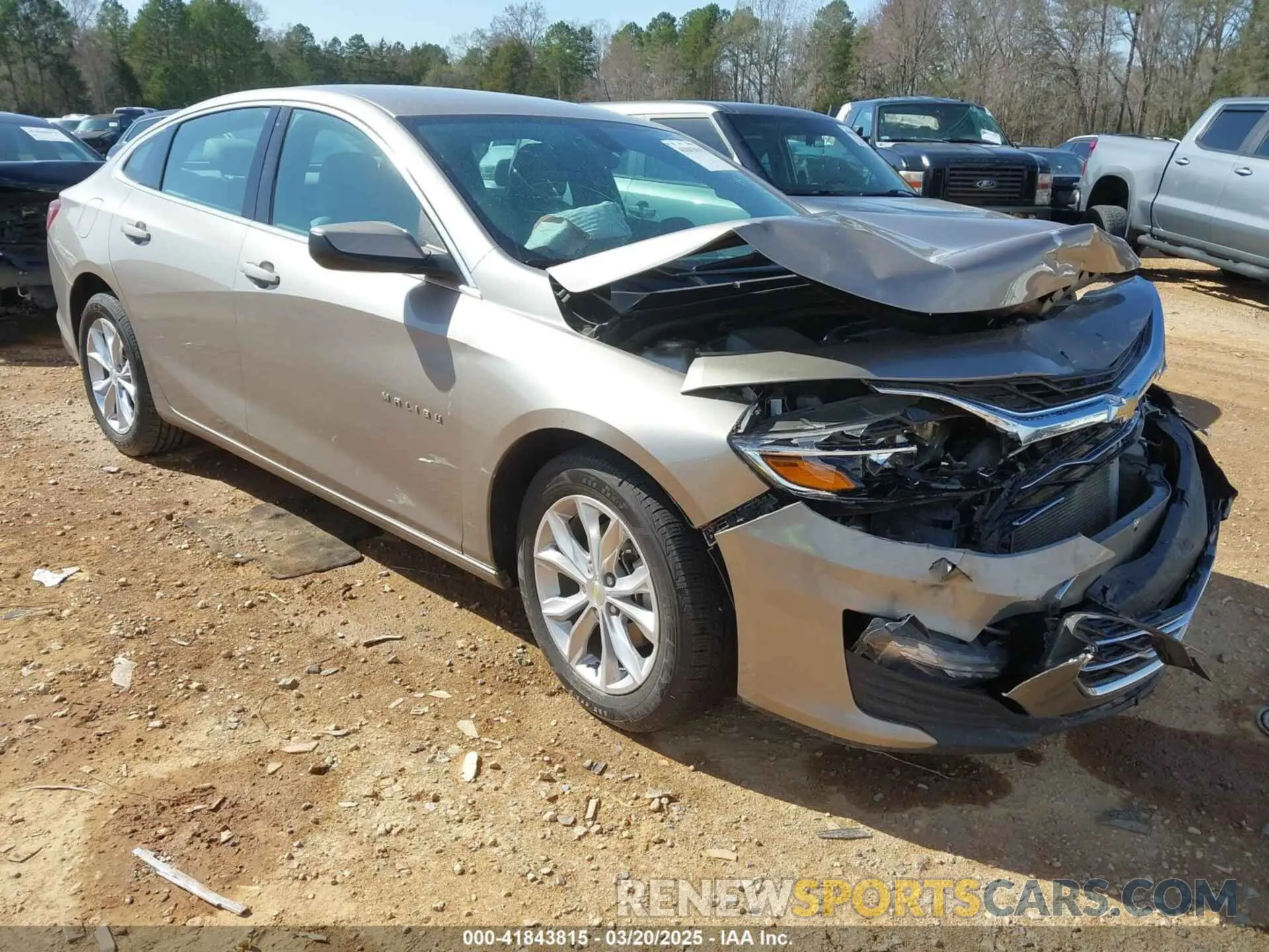 1 Photograph of a damaged car 1G1ZD5ST3NF123319 CHEVROLET MALIBU 2022