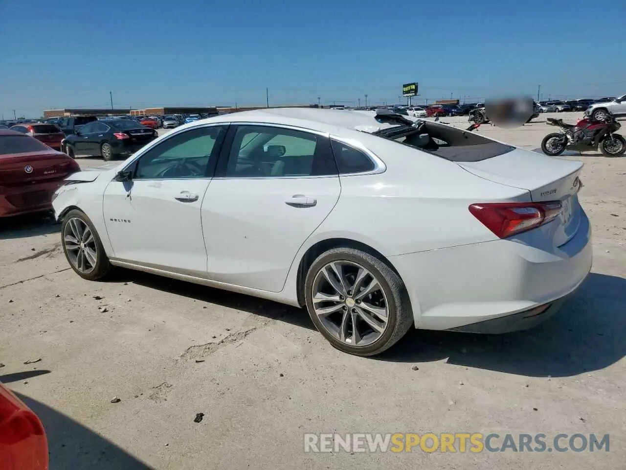 2 Photograph of a damaged car 1G1ZD5ST3NF127970 CHEVROLET MALIBU 2022