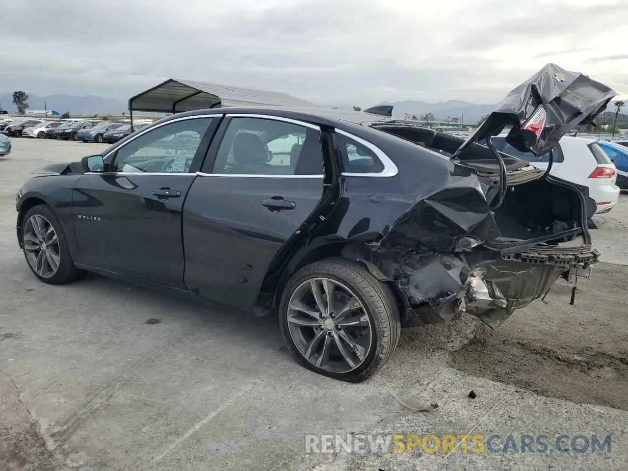 2 Photograph of a damaged car 1G1ZD5ST3NF140993 CHEVROLET MALIBU 2022