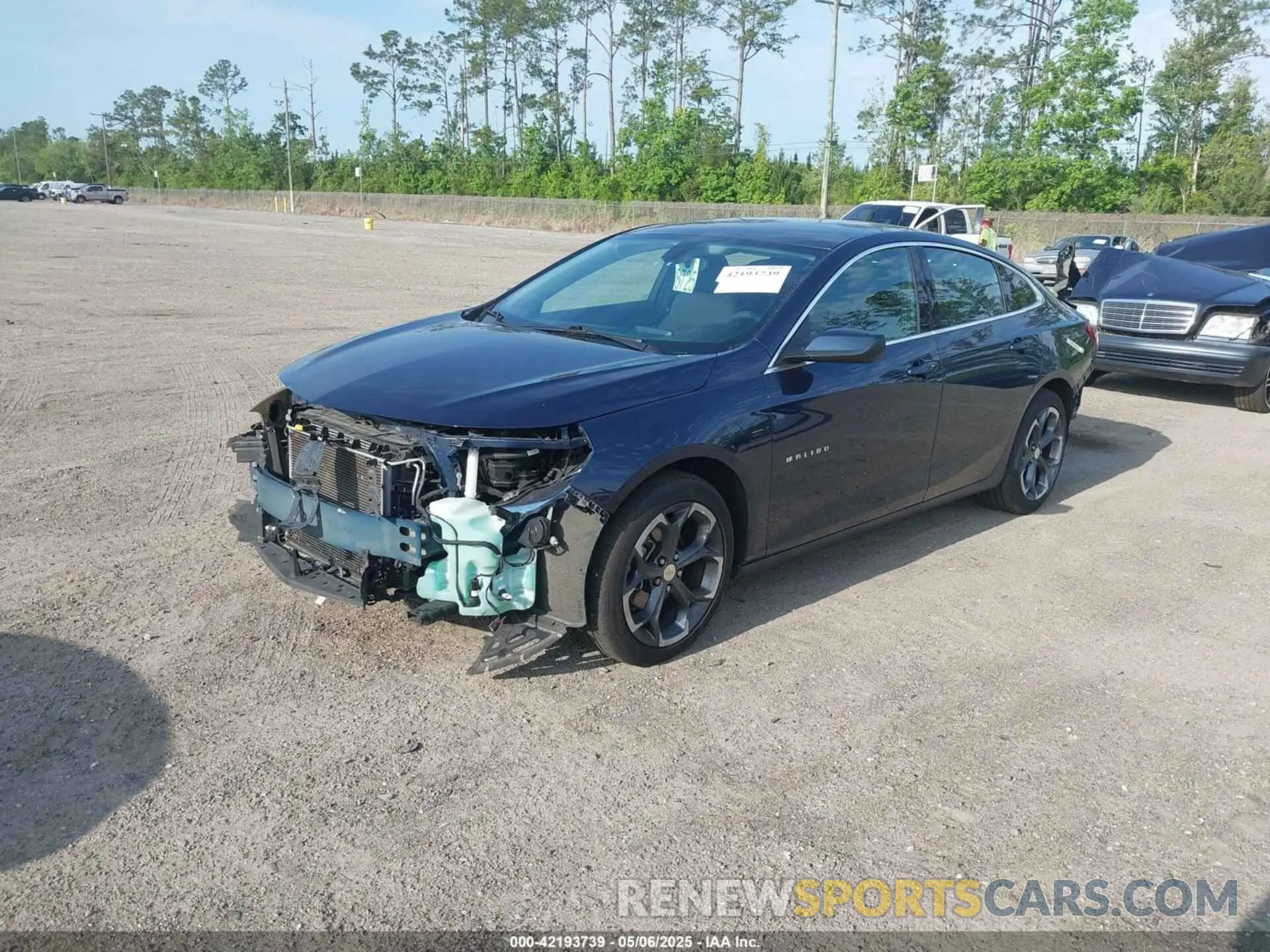 2 Photograph of a damaged car 1G1ZD5ST3NF145191 CHEVROLET MALIBU 2022