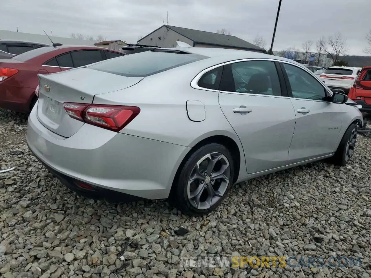 3 Photograph of a damaged car 1G1ZD5ST3NF169121 CHEVROLET MALIBU 2022