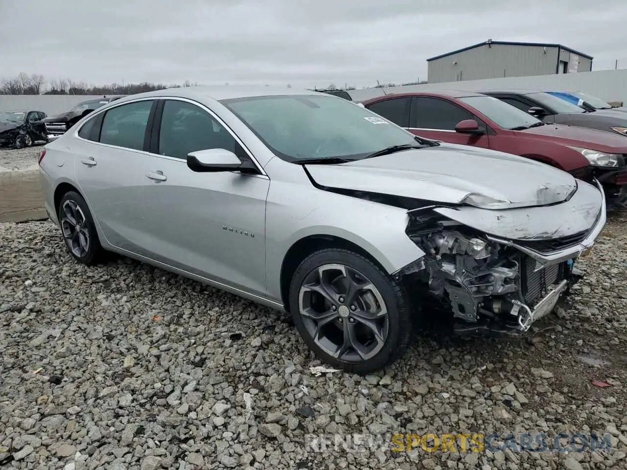 4 Photograph of a damaged car 1G1ZD5ST3NF169121 CHEVROLET MALIBU 2022