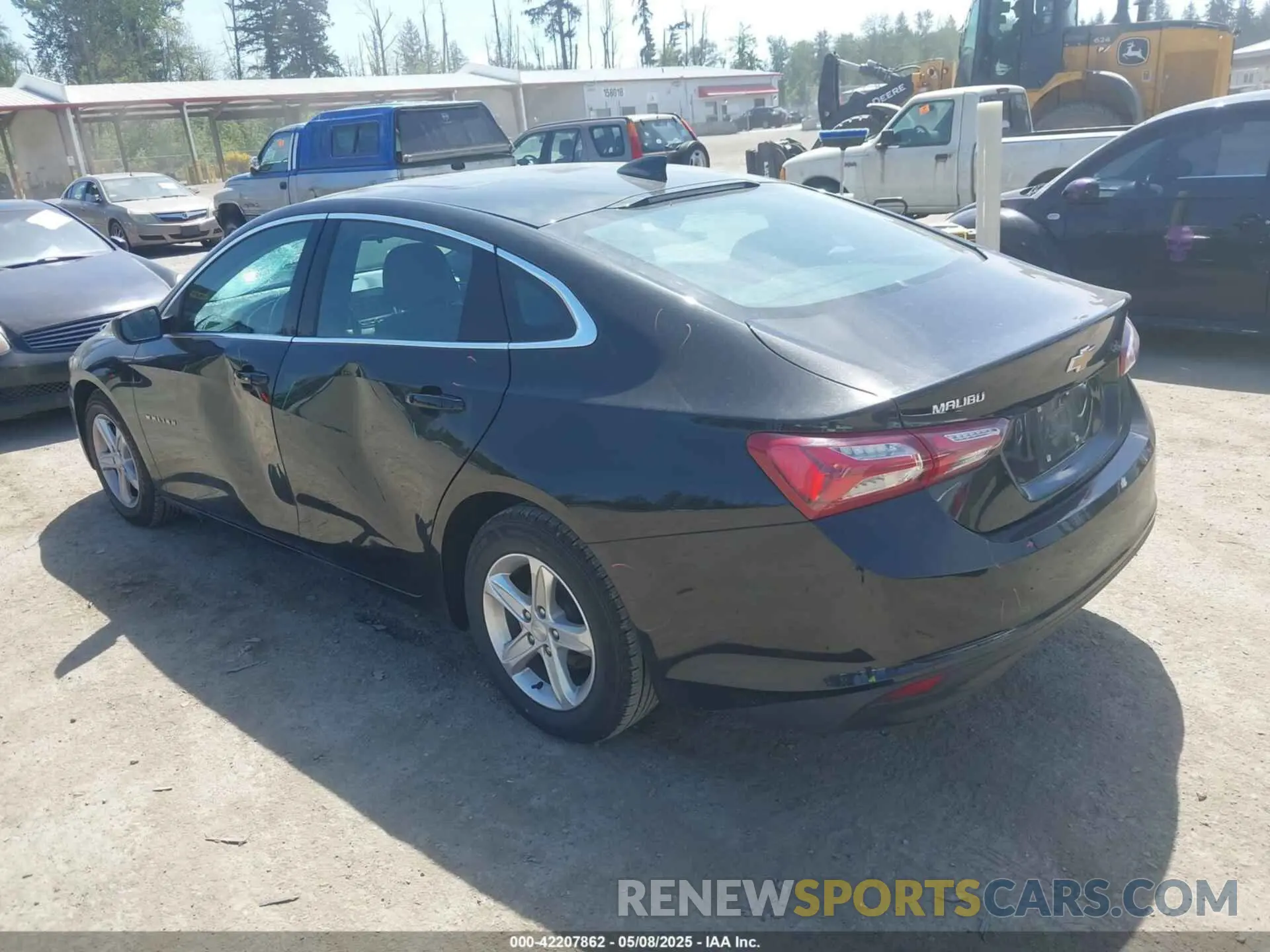 3 Photograph of a damaged car 1G1ZD5ST3NF174643 CHEVROLET MALIBU 2022