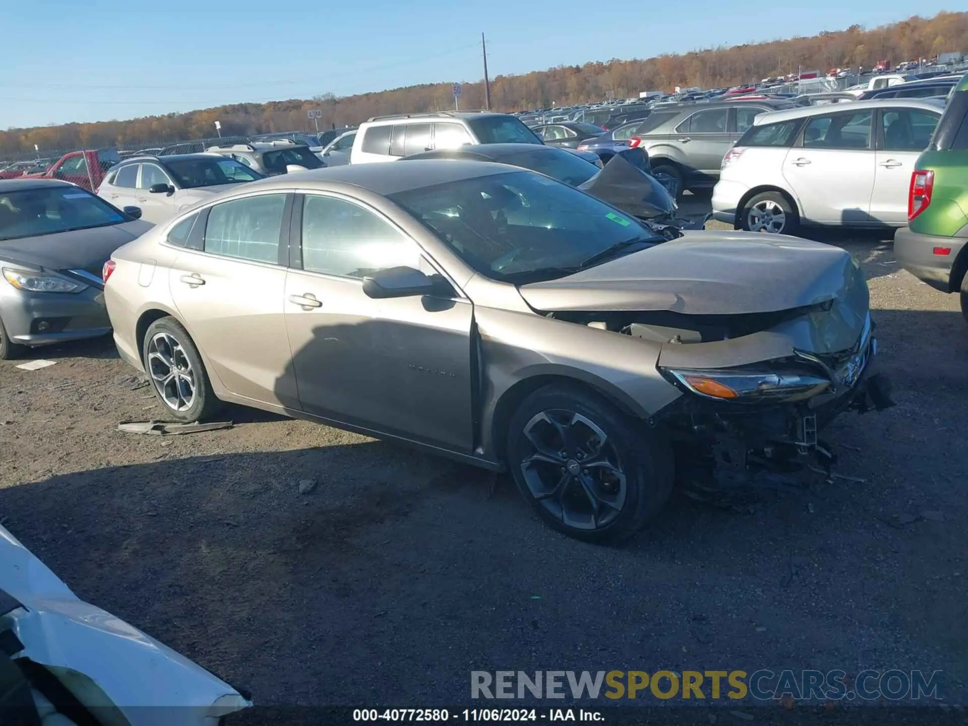 13 Photograph of a damaged car 1G1ZD5ST3NF201775 CHEVROLET MALIBU 2022