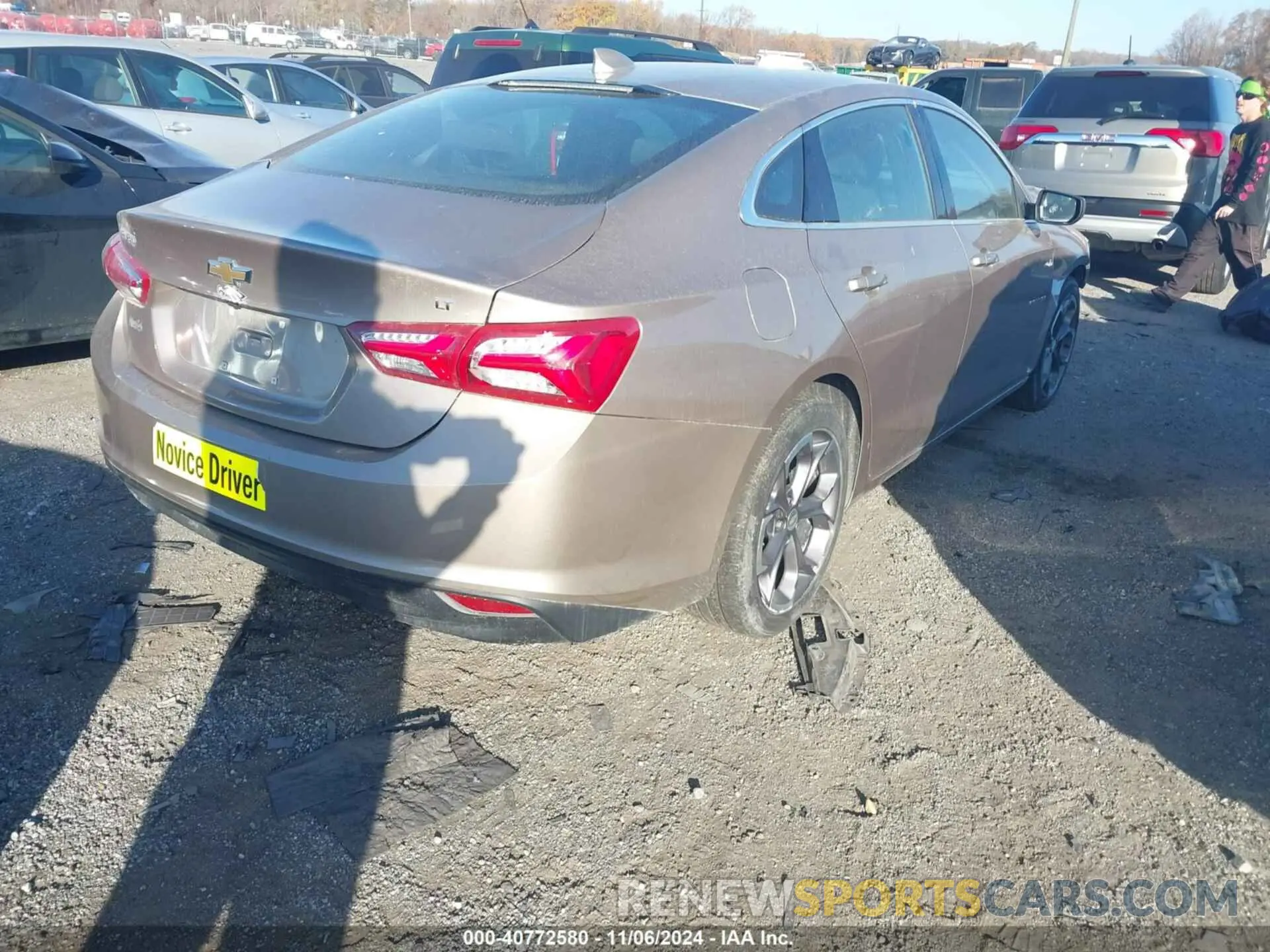 4 Photograph of a damaged car 1G1ZD5ST3NF201775 CHEVROLET MALIBU 2022