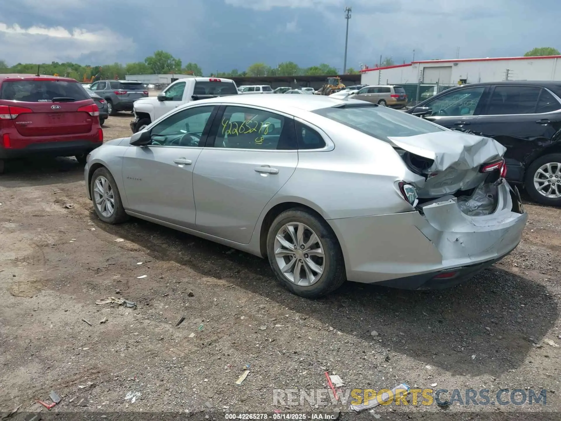 3 Фотография поврежденного автомобиля 1G1ZD5ST4NF108201 CHEVROLET MALIBU 2022